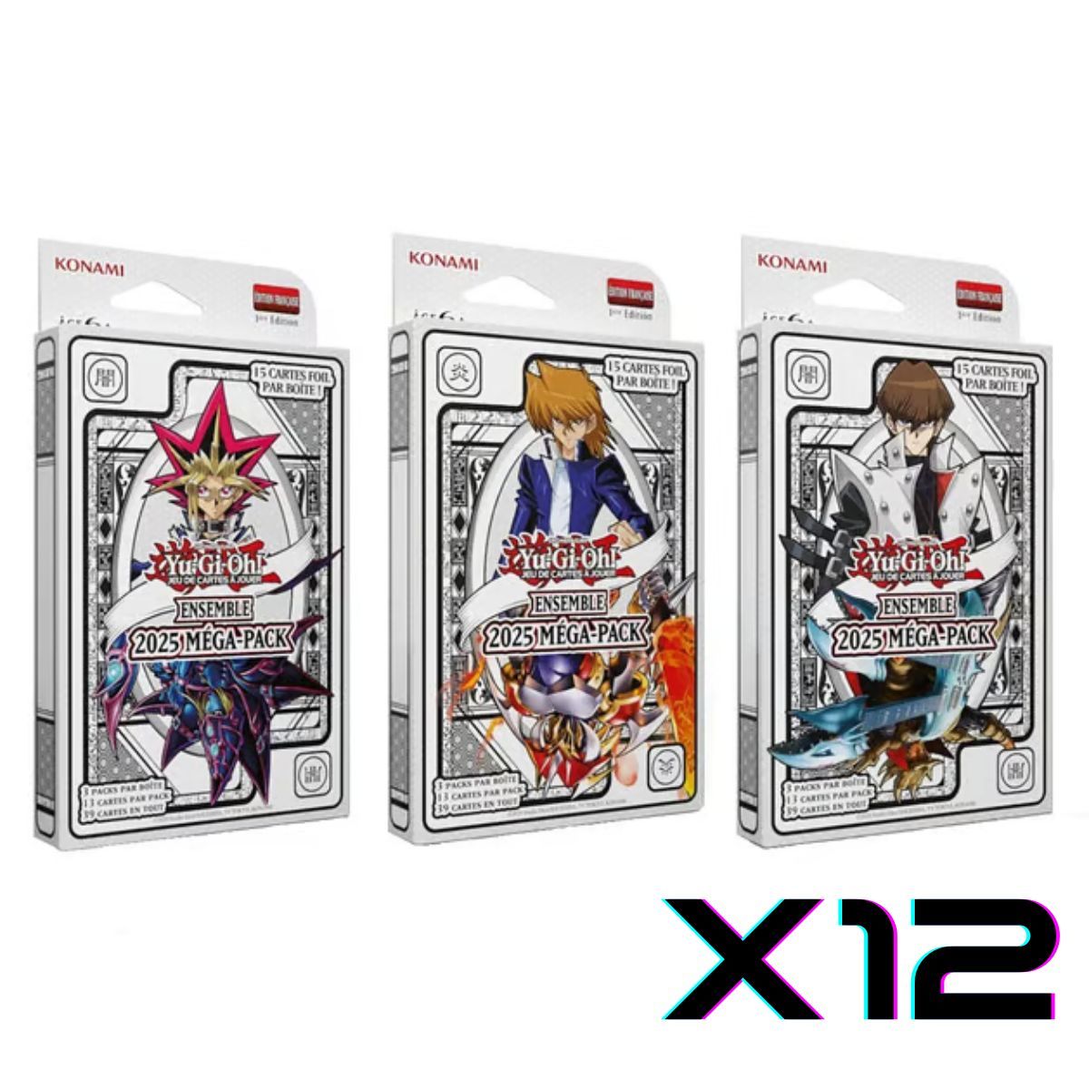 Item 2025 Mega-Pack-Bundle – Schachtel mit 12 Bundles – FR – 1. Auflage – Yu-Gi-Oh!