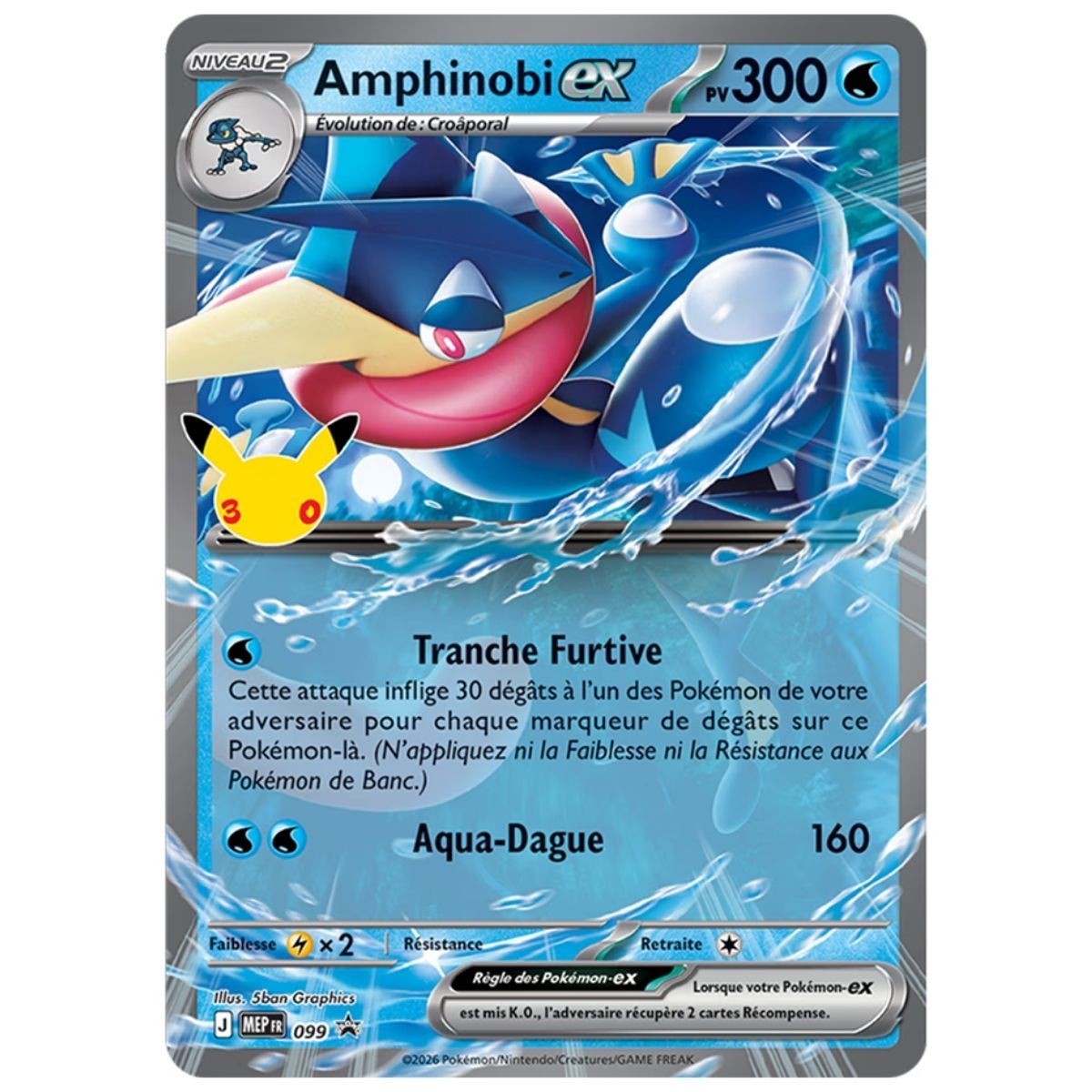 30. Jubiläum – Greninja-ex Box – Pokémon – FR