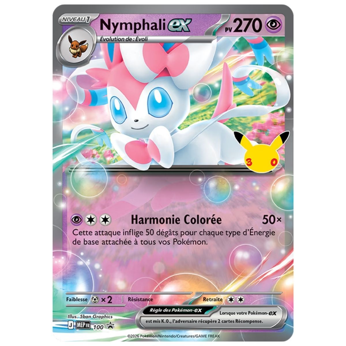 30. Jubiläum – Sylveon-ex Box – Pokémon – FR