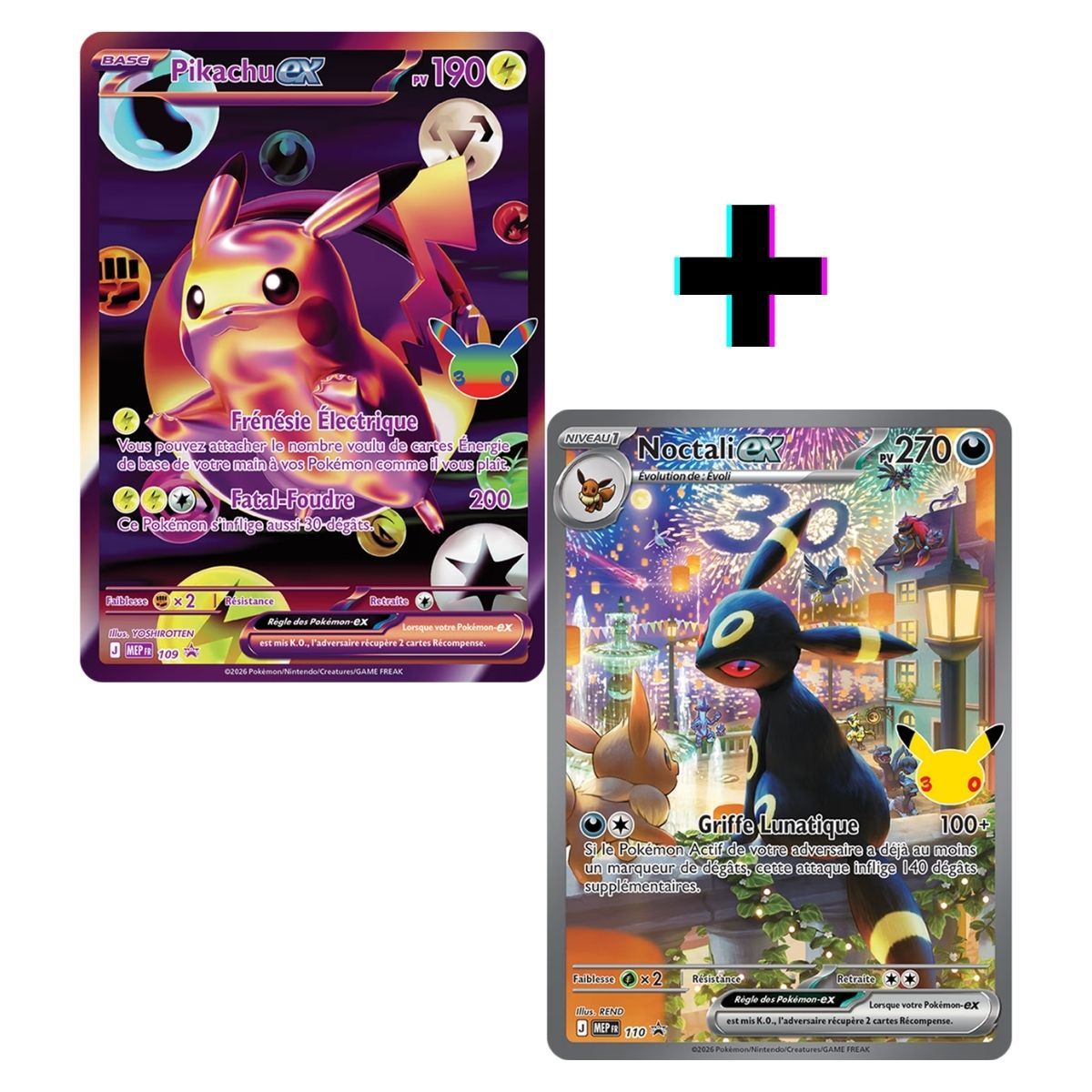30. Jubiläum – Ultra-Premium-Nachtara-ex-Party-Pack – Pokémon – FR