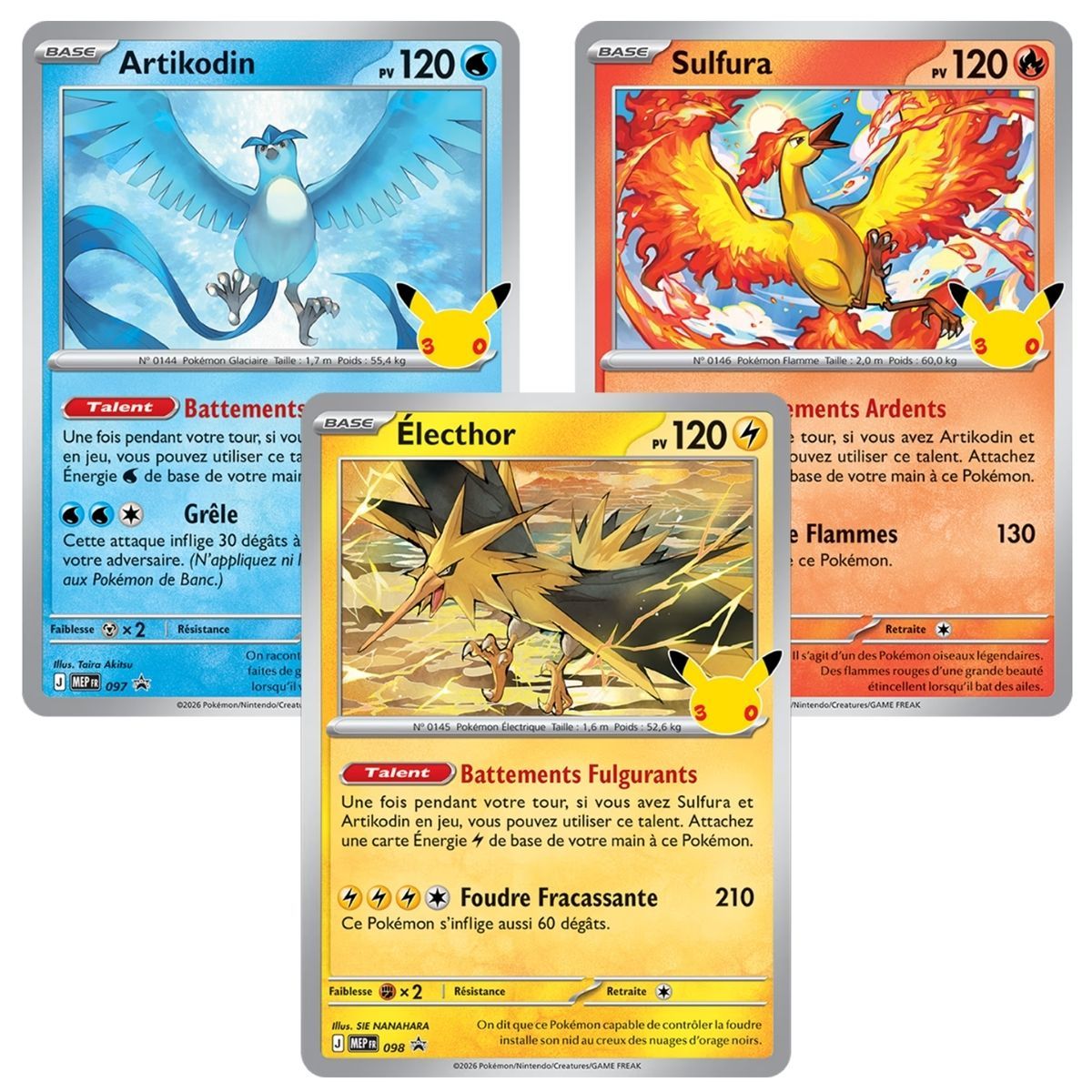 30. Jubiläum – Posterkollektion – Pokémon – FR
