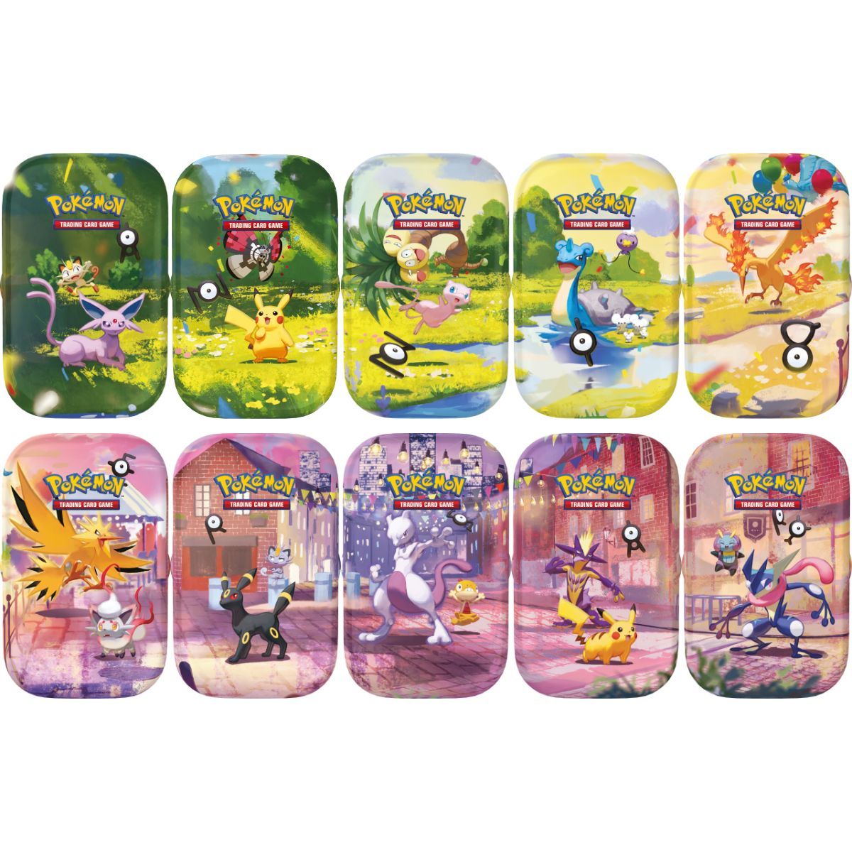 30-jähriges Jubiläum – Versiegelte Displaypackung mit 10 Mini-Dosen – Pokémon – FR