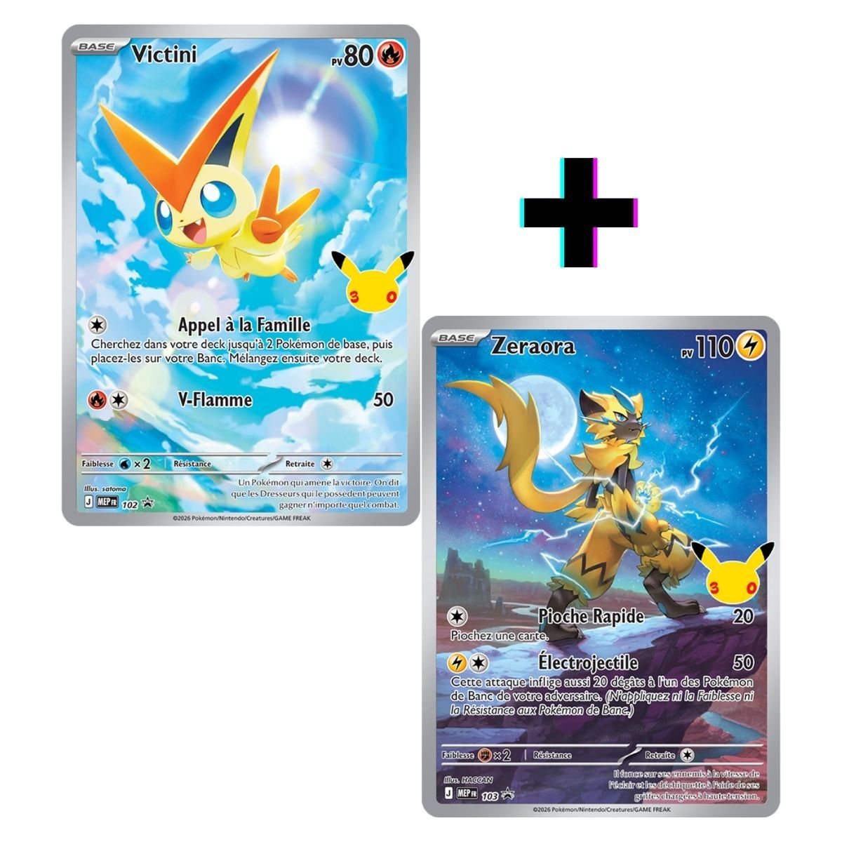 30-jähriges Jubiläum – 2er-Pack Kampfdecks – Pokémon – FR