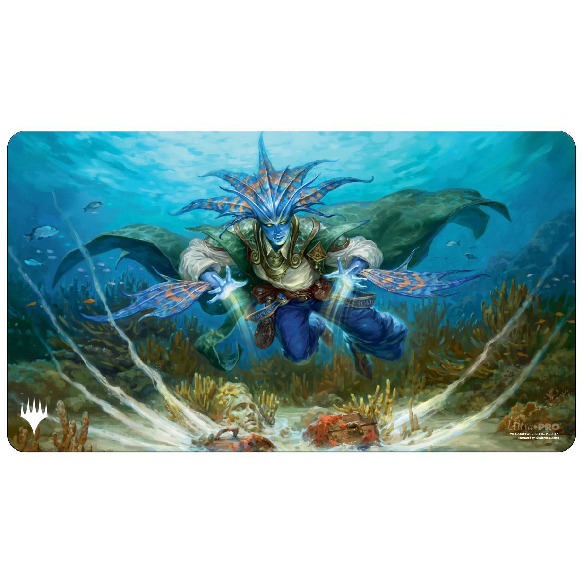 Item Spielmatte – MTG Murders at Karlov Morska Mansion, Undersea Sleuth Standard Gaming Playmat