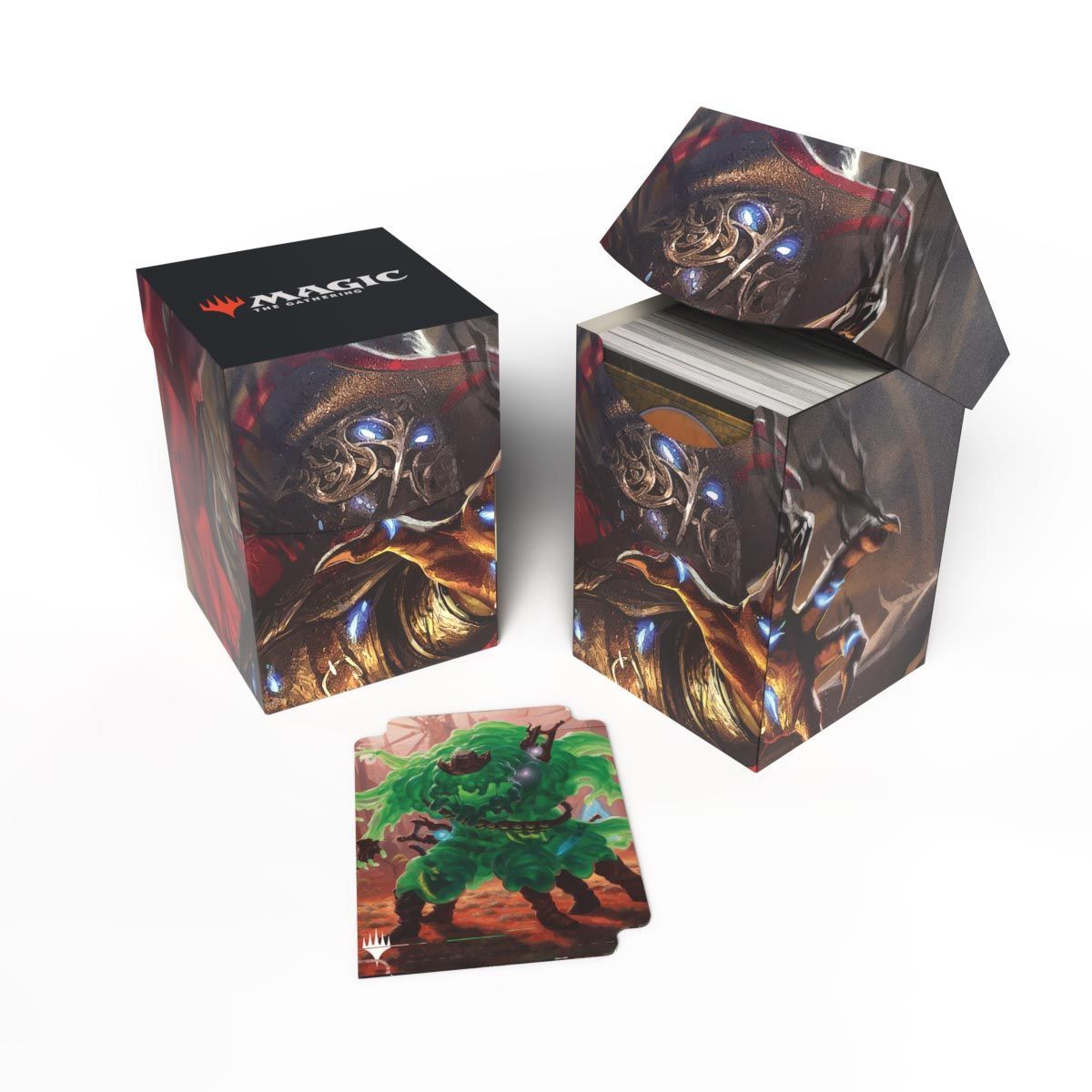 Item Deckbox 100+ MTG Outlaws of Thundercross Gonti, Canny Acquisitor