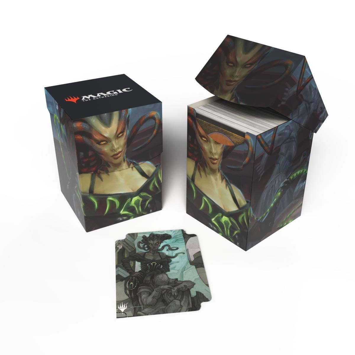 Item Deckbox 100+ MTG Outlaws of Thundercross Key Art 2