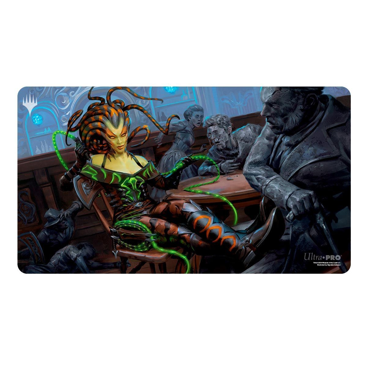 Item Spielmatte – MTG Outlaws of Thundercross Vraska, the Silencer Key Art Standard-Spielmatte