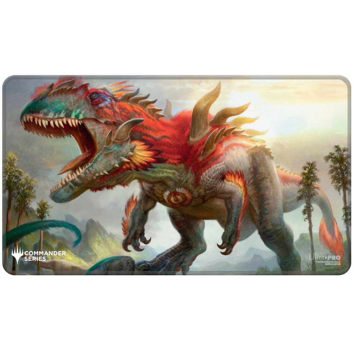Item Spielmatte – MTG Commander Serie #4 Splitter – Gishath Genähte Standard-Spielmatte
