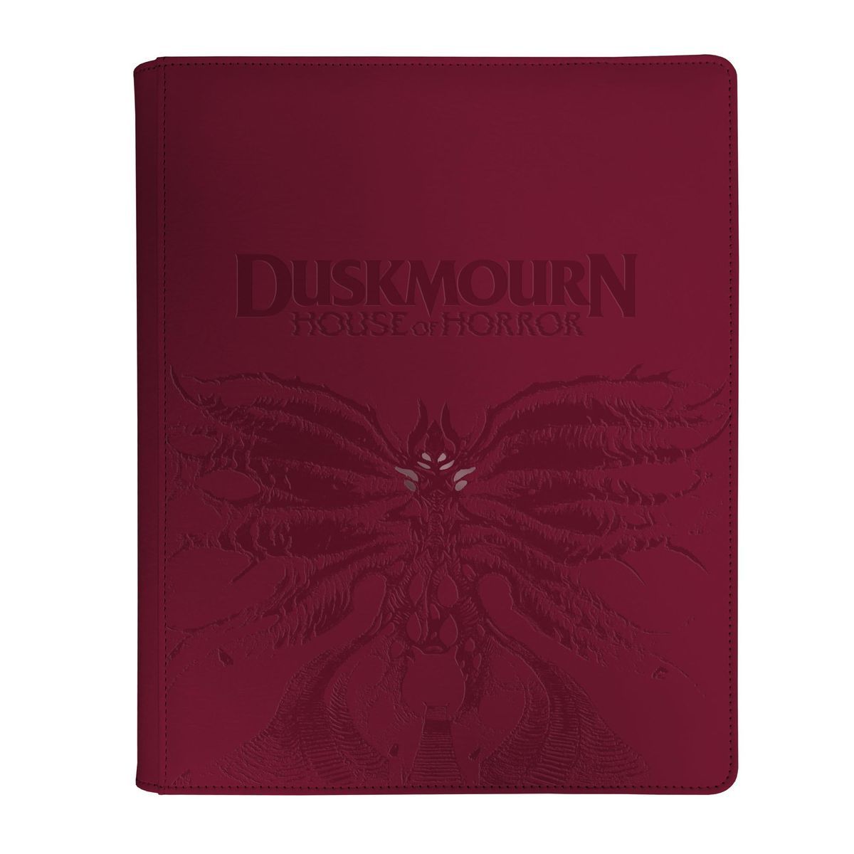 Item MTG Mornebrune Creepy Ledergebundenes Set-Symbol 9-Taschen Premium Reißverschluss PRO-BINDER Portfolio-Ordner