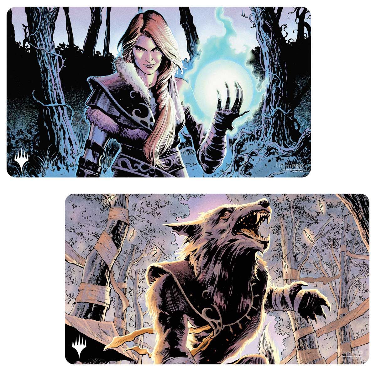 Spielmatte – MTG Innistrad Remastered Arlinn Kord / Arlinn, Embraced by the Moon Doppelseitige Spielmatte