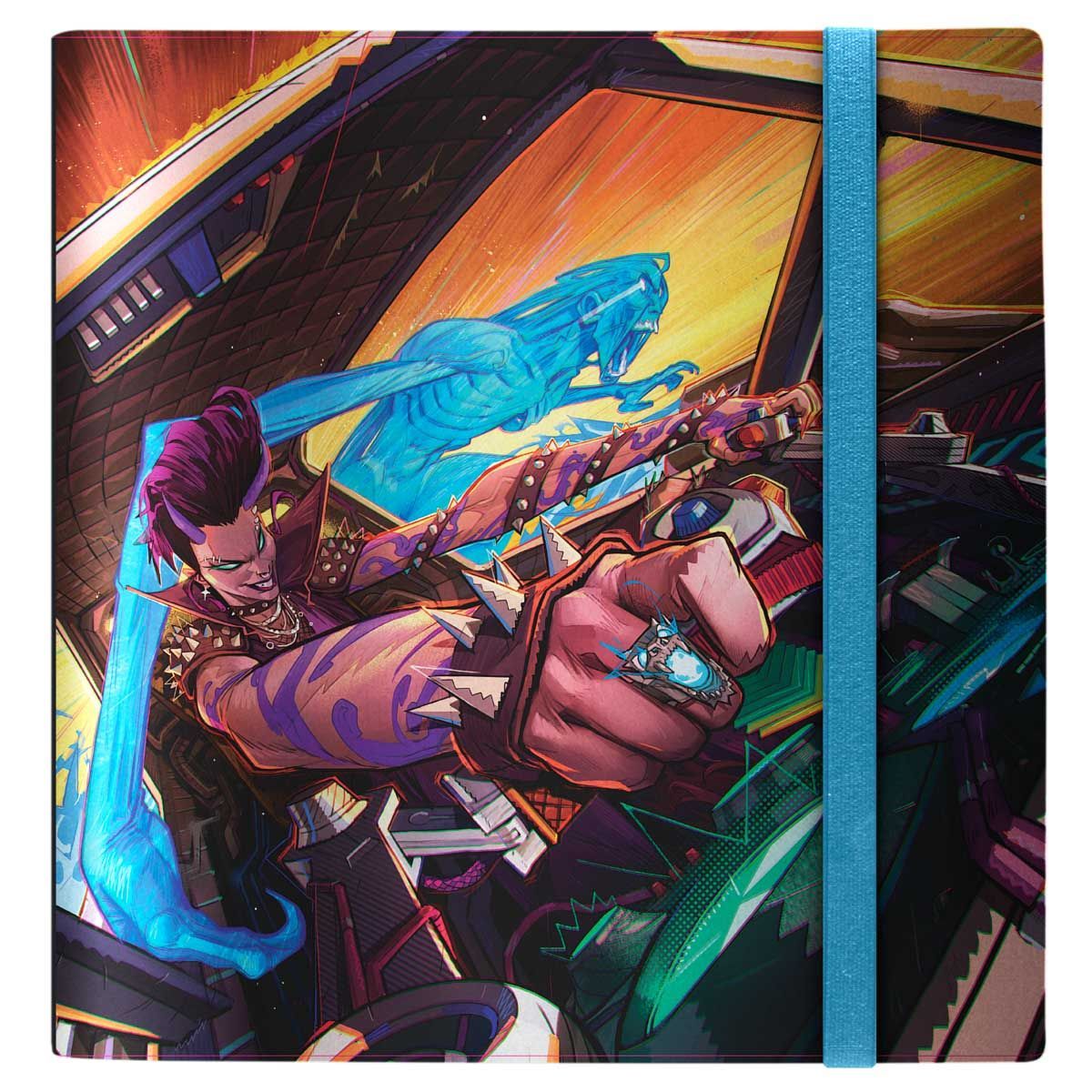 Item MTG Aetherdrift TXX Verpackung Sammler-Key-Art 12-Pocket PRO-BINDER Binder Portfolio