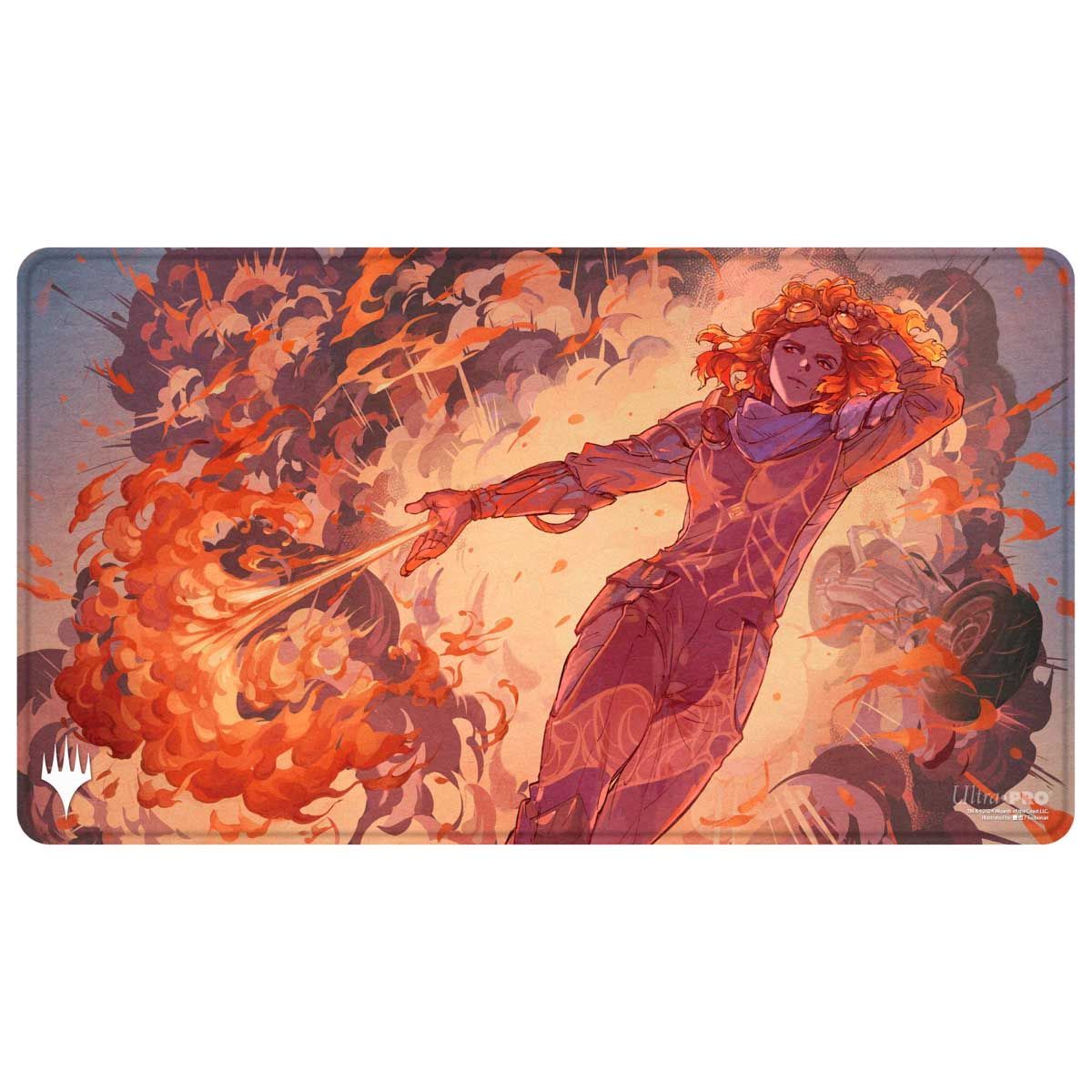 Item Spielmatte - MTG Aetherdrift Chandra’s Ignition Stitched Edge Spielmatte