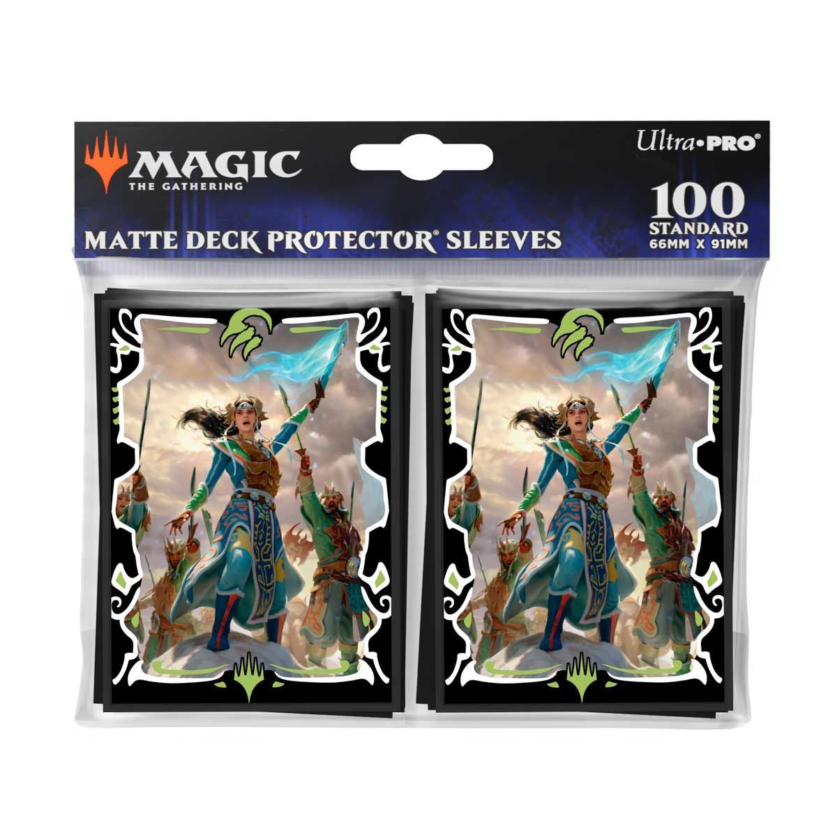 Item MTG Tarkir: Storm of Dragons Eshki, Temurs Gebrüll (Temur-Gebrüll-Commander-Deck) 100er-Packung Deck Protector Sleeves