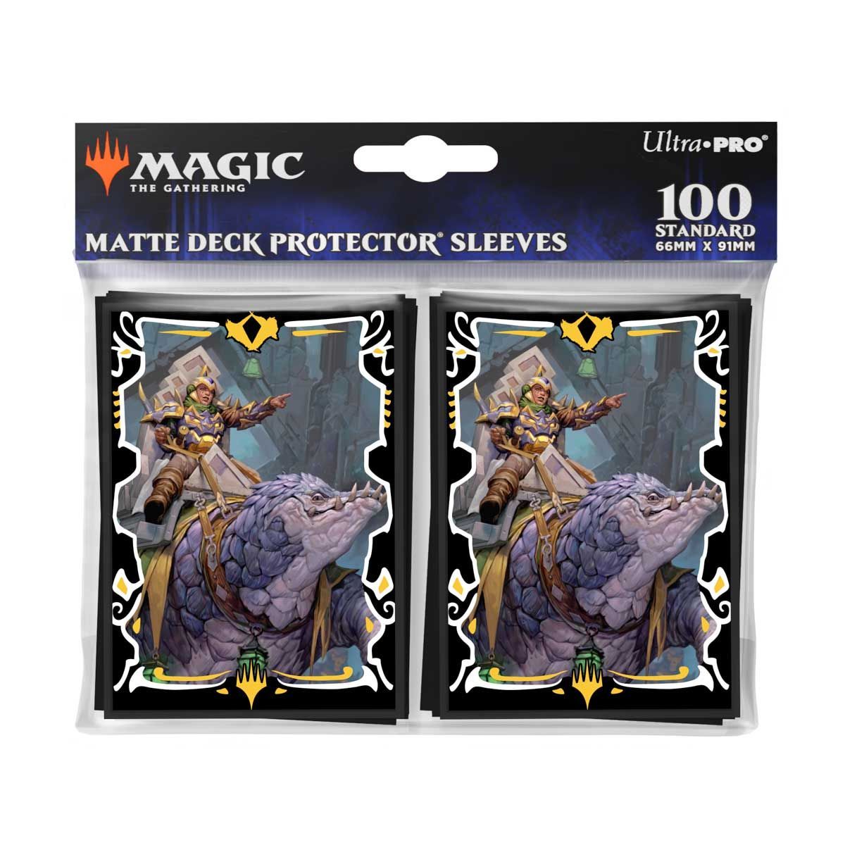Item MTG Tarkir: Sturm der Drachen Felothar der Standhafte (Abzan-Rüstung-Kommandantendeck) 100er-Packung Deckschutzhüllen