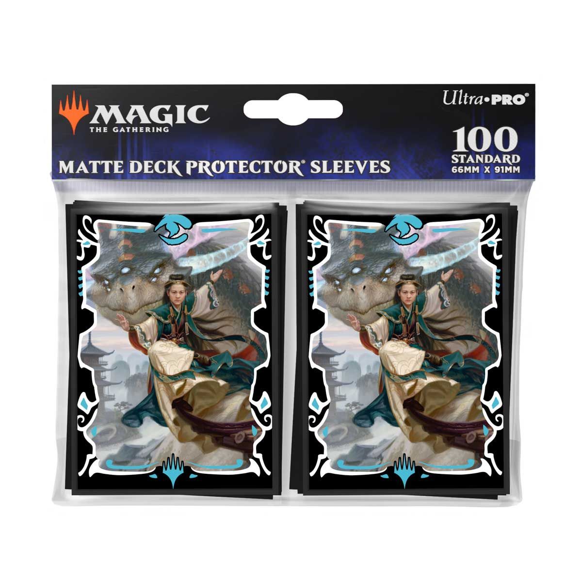 Item MTG Tarkir: Storm of Dragons Shiko und Narset, Vereint (Jeskai Striker Commander Deck) 100 Stück Deck Protector Sleeves