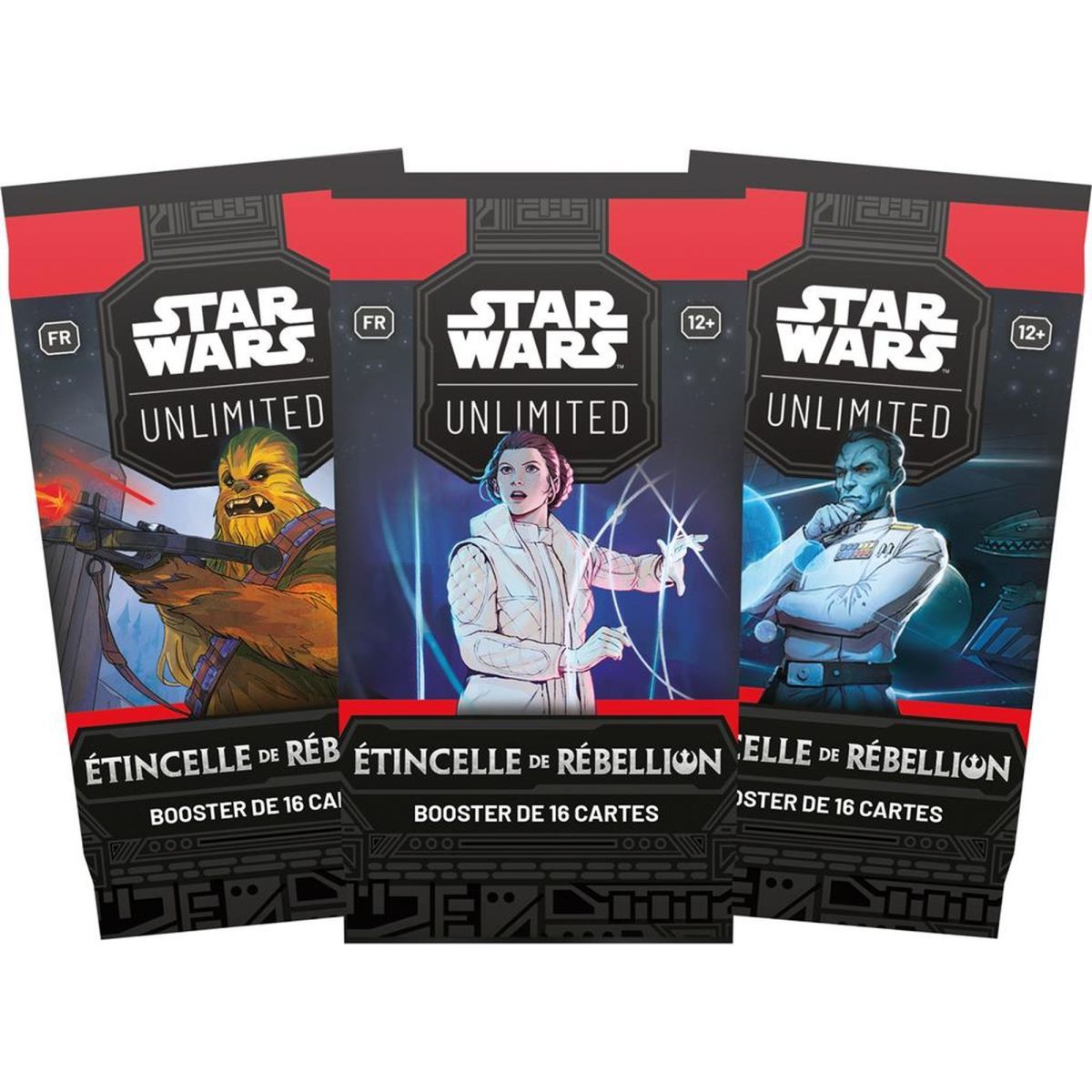 Kunstset mit 3 Boosterpackungen – Star Wars – FR – Sparkle of Rebellion