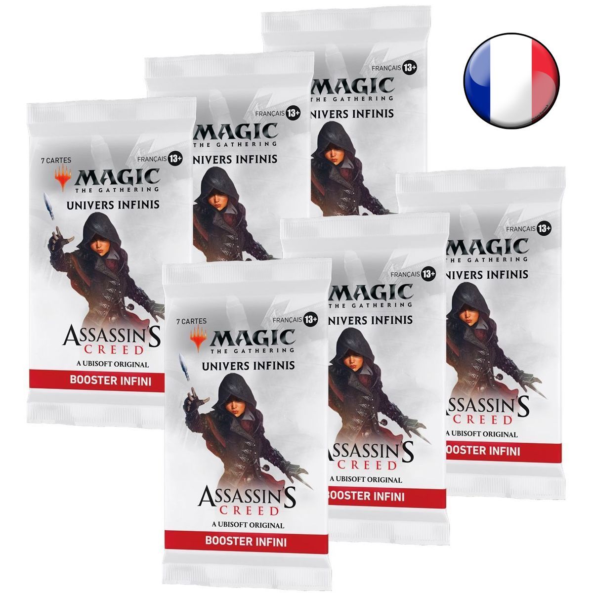 Item Assassin's Creed ACR – FR – Set mit 6 Infinite-Boostern – Magic the Gathering