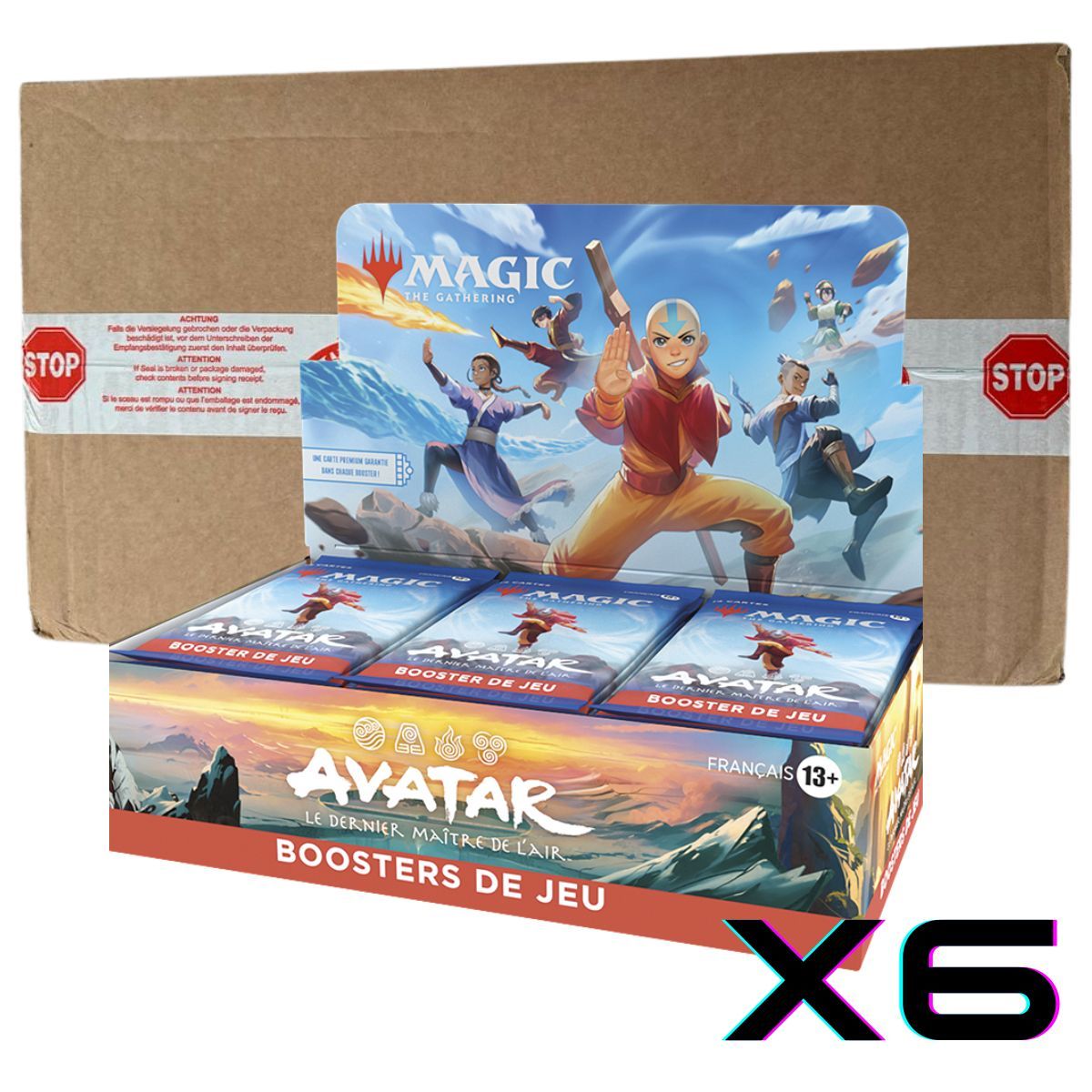 Item Avatar: Der Herr der Elemente – Karton mit 6 Displays – FR – Magic the Gathering – TLA