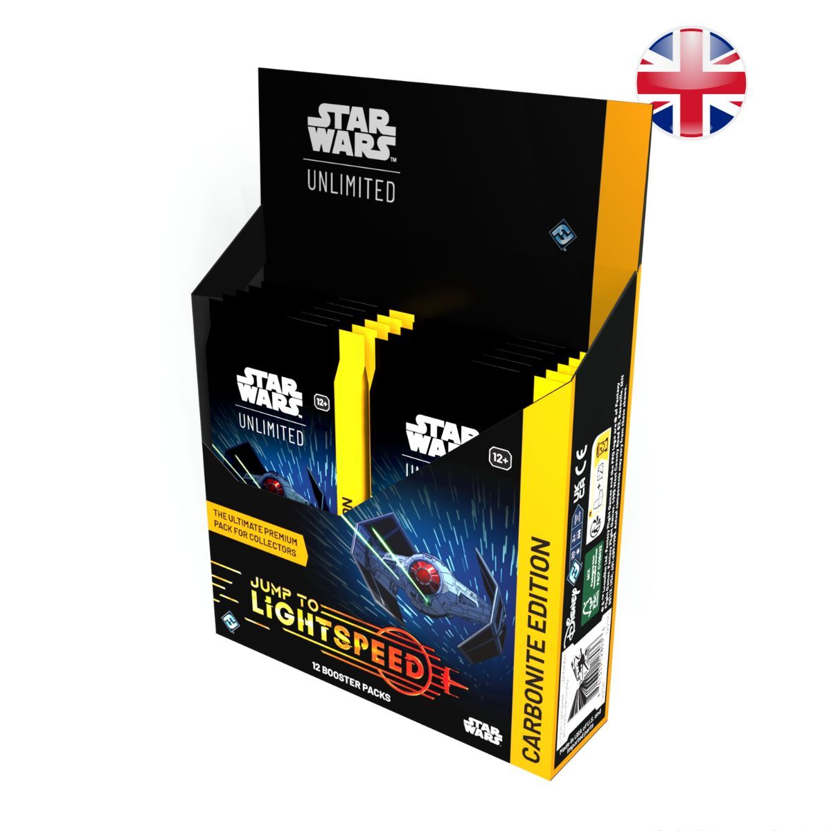 Item Schachtel mit 12 Karbonit-Boostern – Star Wars Unlimited – EN – Sprung zur Lichtgeschwindigkeit – SWU4