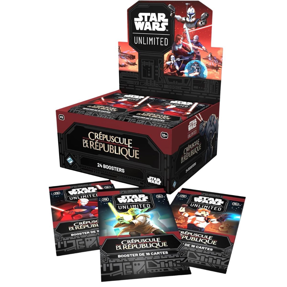 Box mit 24 Boostern – Star Wars Unlimited – FR – Twilight of the Republic – SWU3