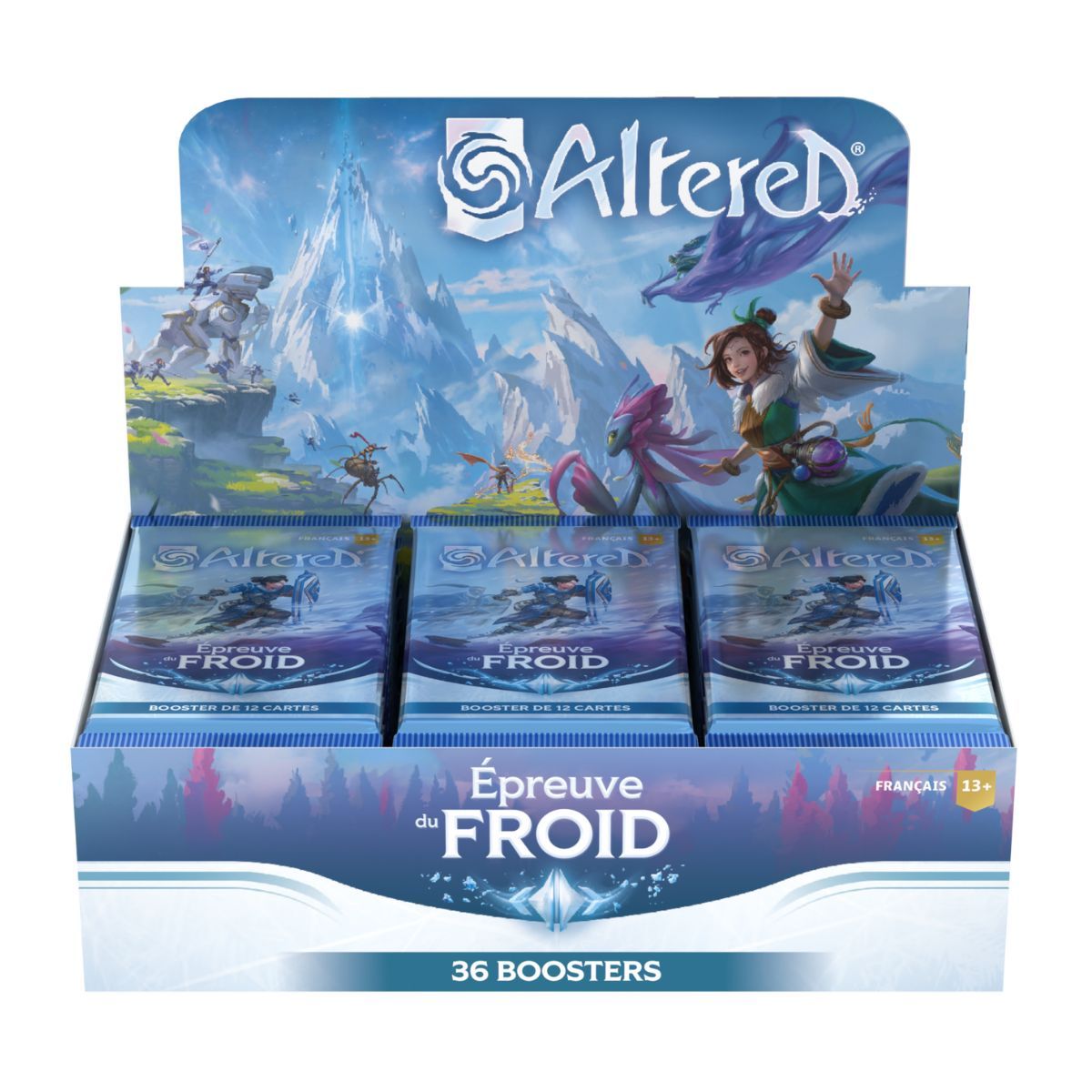 Box mit 36 Boostern – Altered TCG – FR – L'Epreuve Du Froid