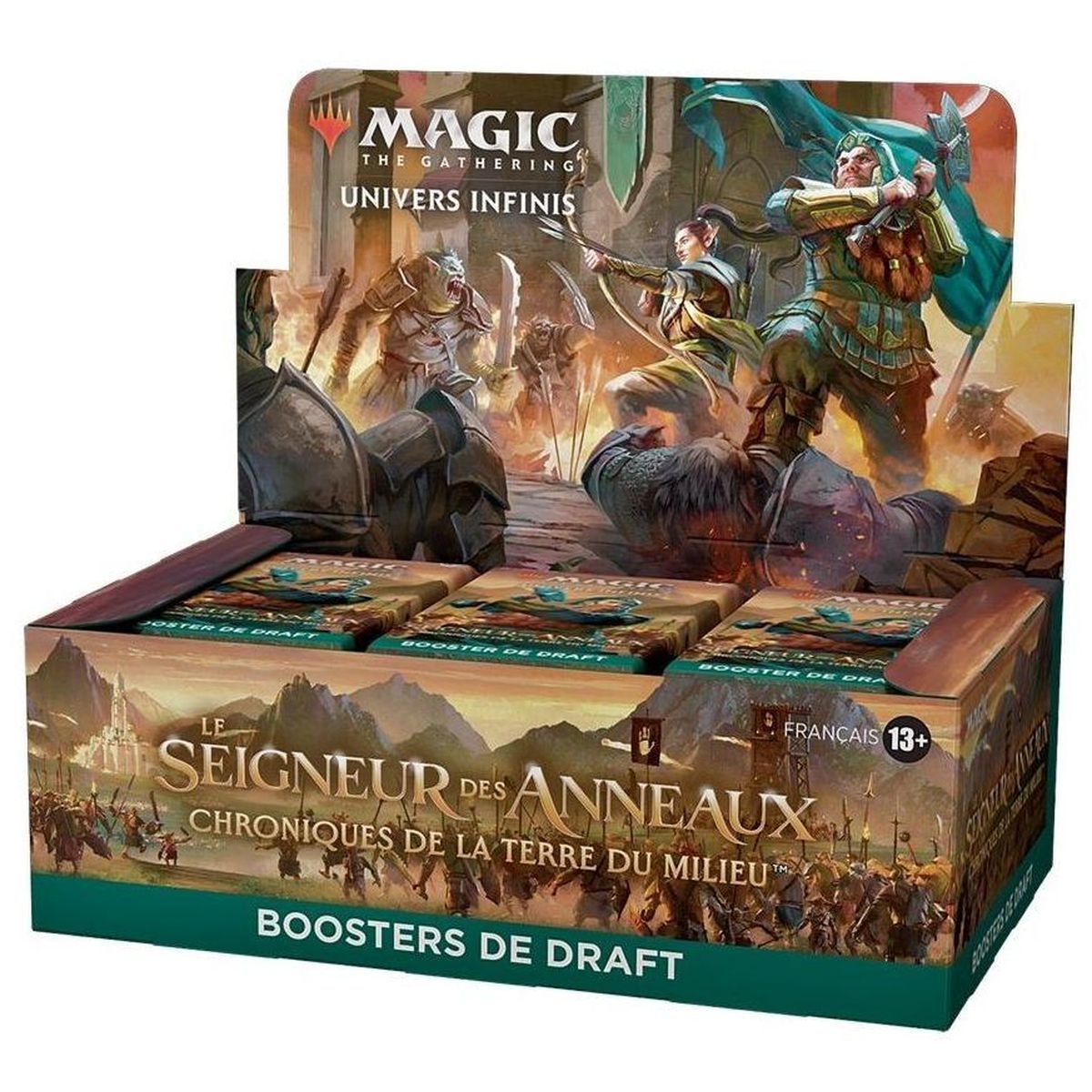Item Schachtel mit 36 Draft-Boostern – Der Herr der Ringe: Chroniken von Mittelerde – FR – MTG LOTR