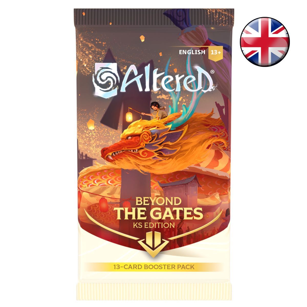 Box mit 37 Kickstarter-Boostern – Altered TCG – EN – Beyond the Gates – KS Edition