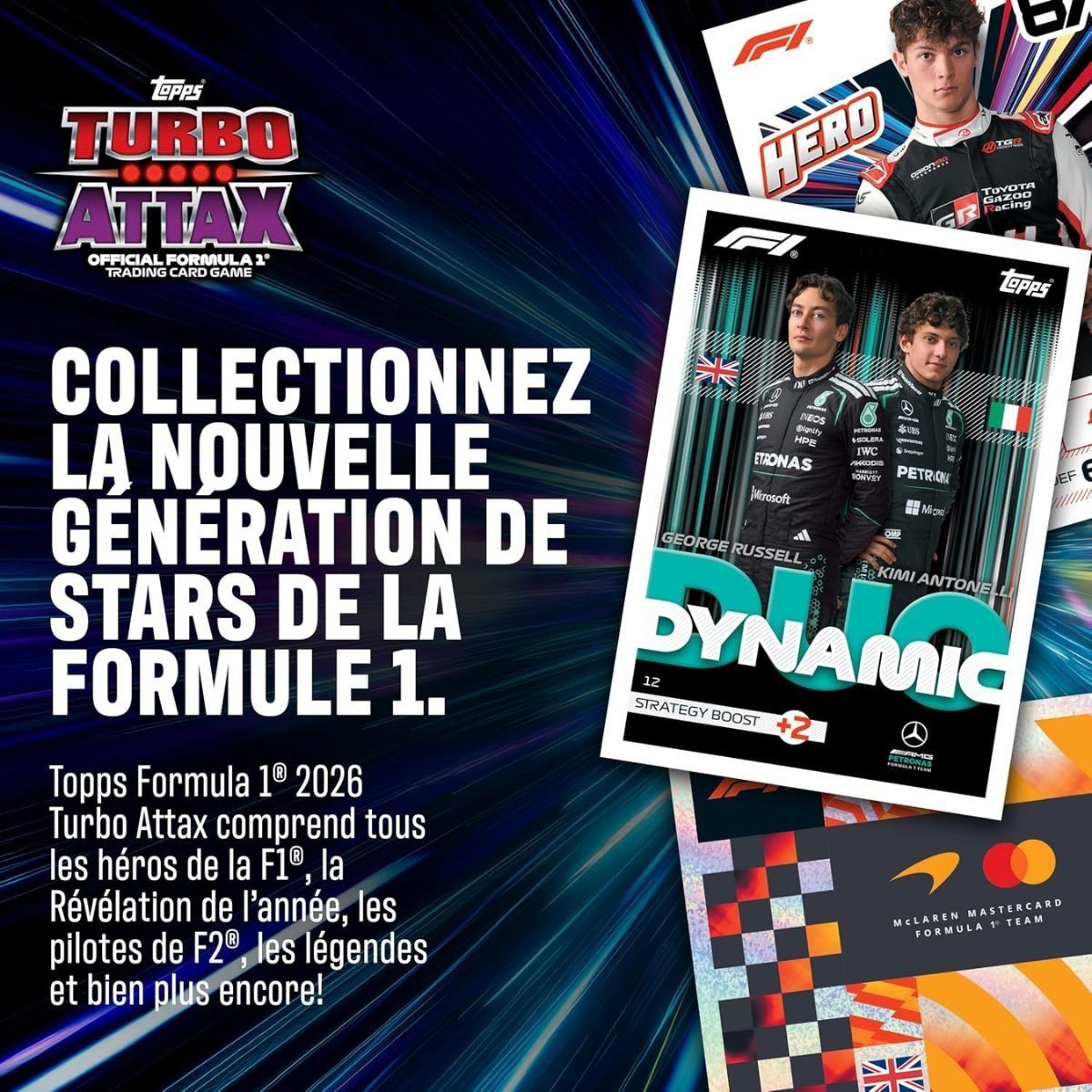 F1 Turbo Attax 2026/27 Booster Pack - Topps - 12 Karten - EN