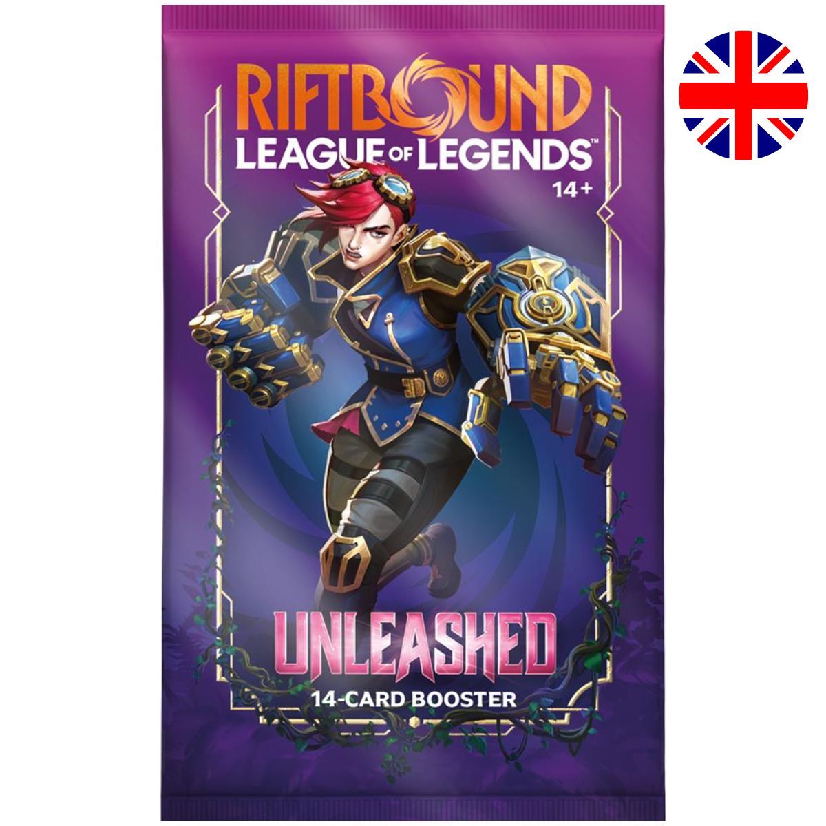 Item Booster-Set 3 Unleashed – Packung mit 14 Karten – EN – Riftbound: LoL TCG