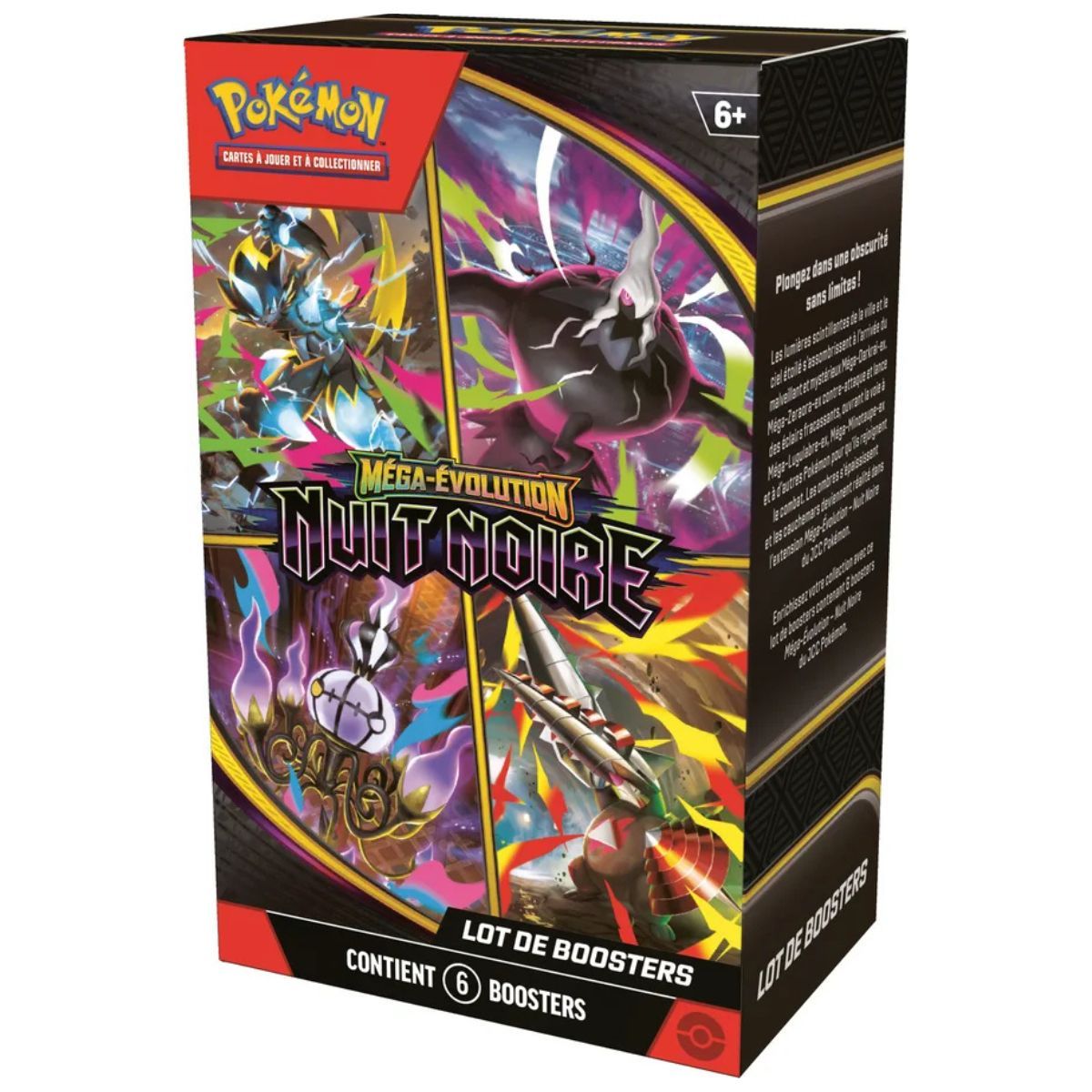Bundle [ME05] - 6er-Packung Darkest Night Booster - Pokémon - FR - Mega Evolution [ME5]