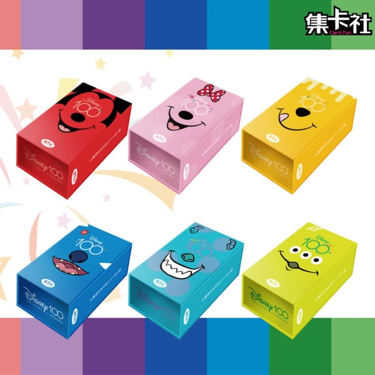 CardFun – Box mit 10 Boostern – Disney 100 Joyful Deluxe Edition – CH