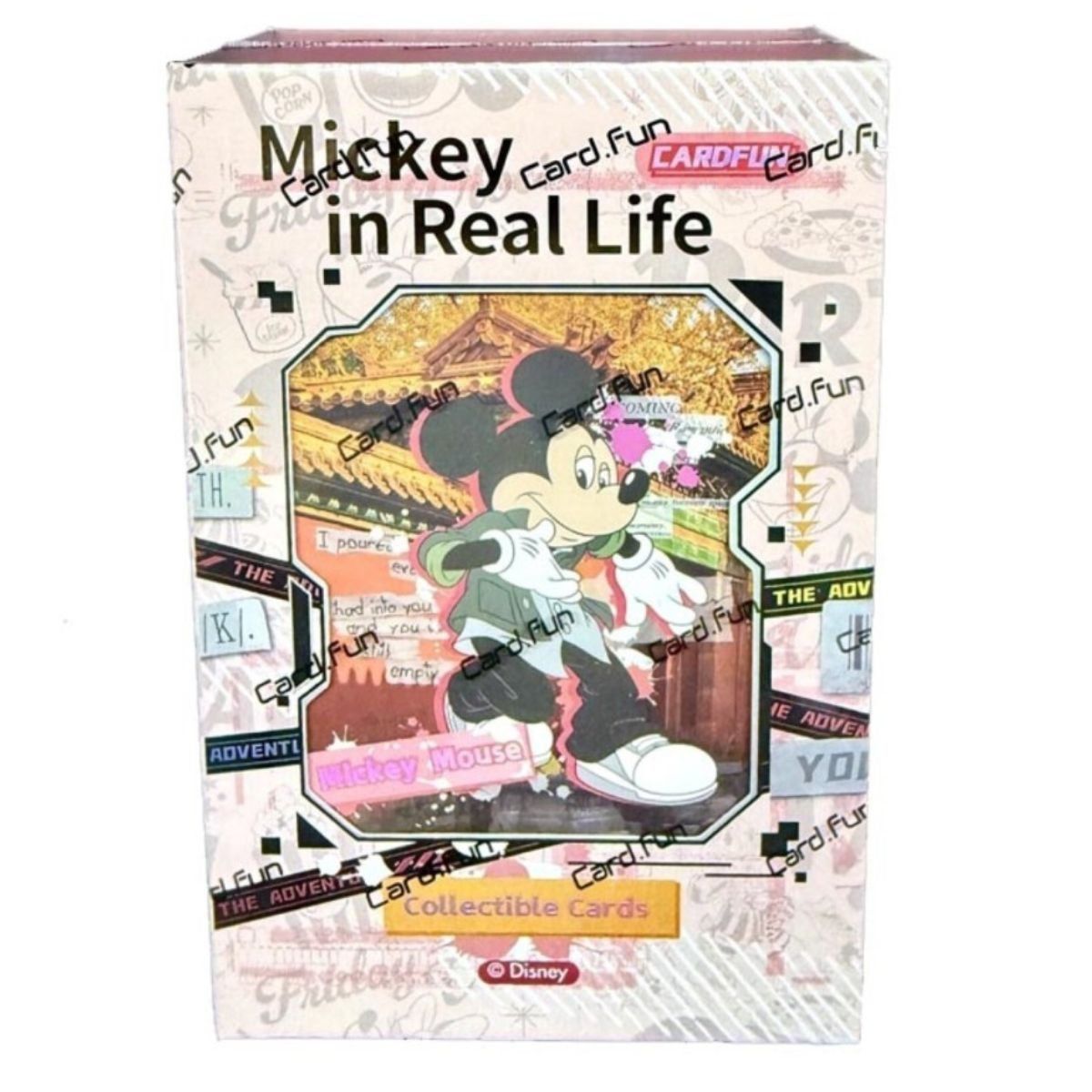CardFun – Box mit 10 Boostern – Disney: Mickey in Real Life – CH