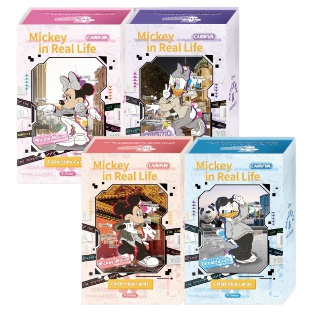 CardFun – Box mit 10 Boostern – Disney: Mickey in Real Life – CH
