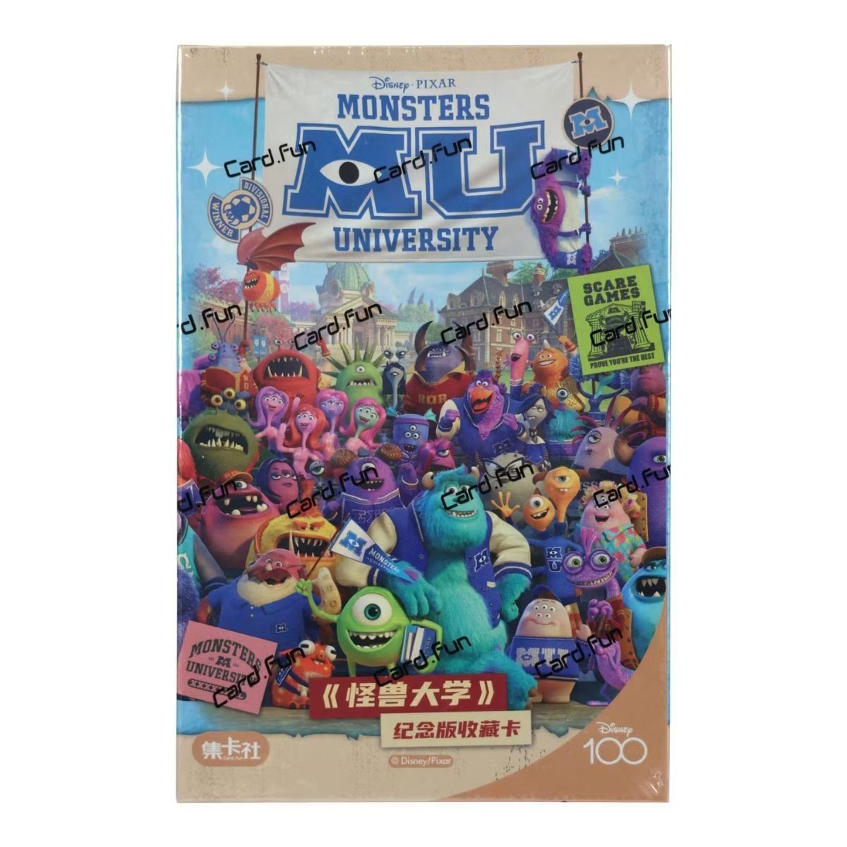 CardFun – Box mit 10 Boostern – Disney Pixar: Die Monster Uni – CH