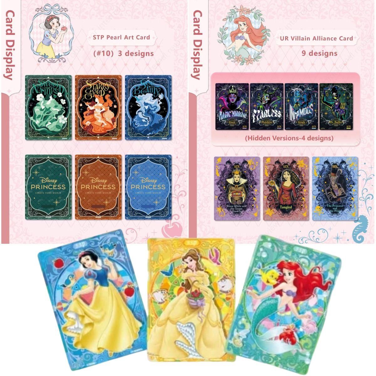 CardFun – Box mit 10 Boostern – Disney Prinzessinnen: Magische Märchen – CH
