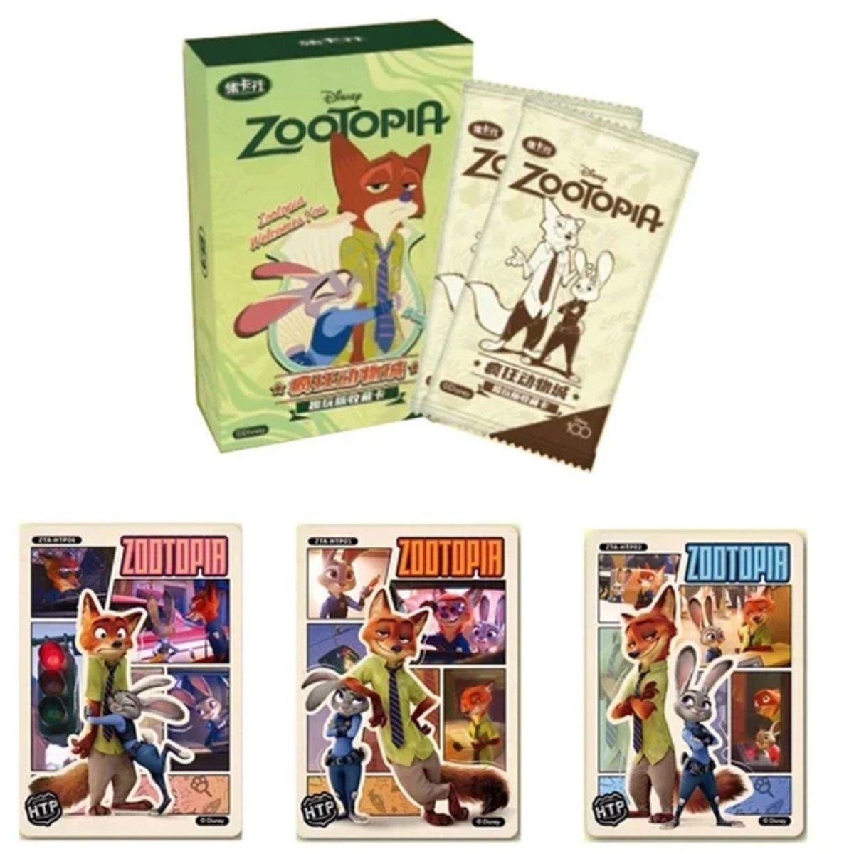 CardFun – Box mit 10 Boostern – Disney: Zootopia Fun Edition – CH