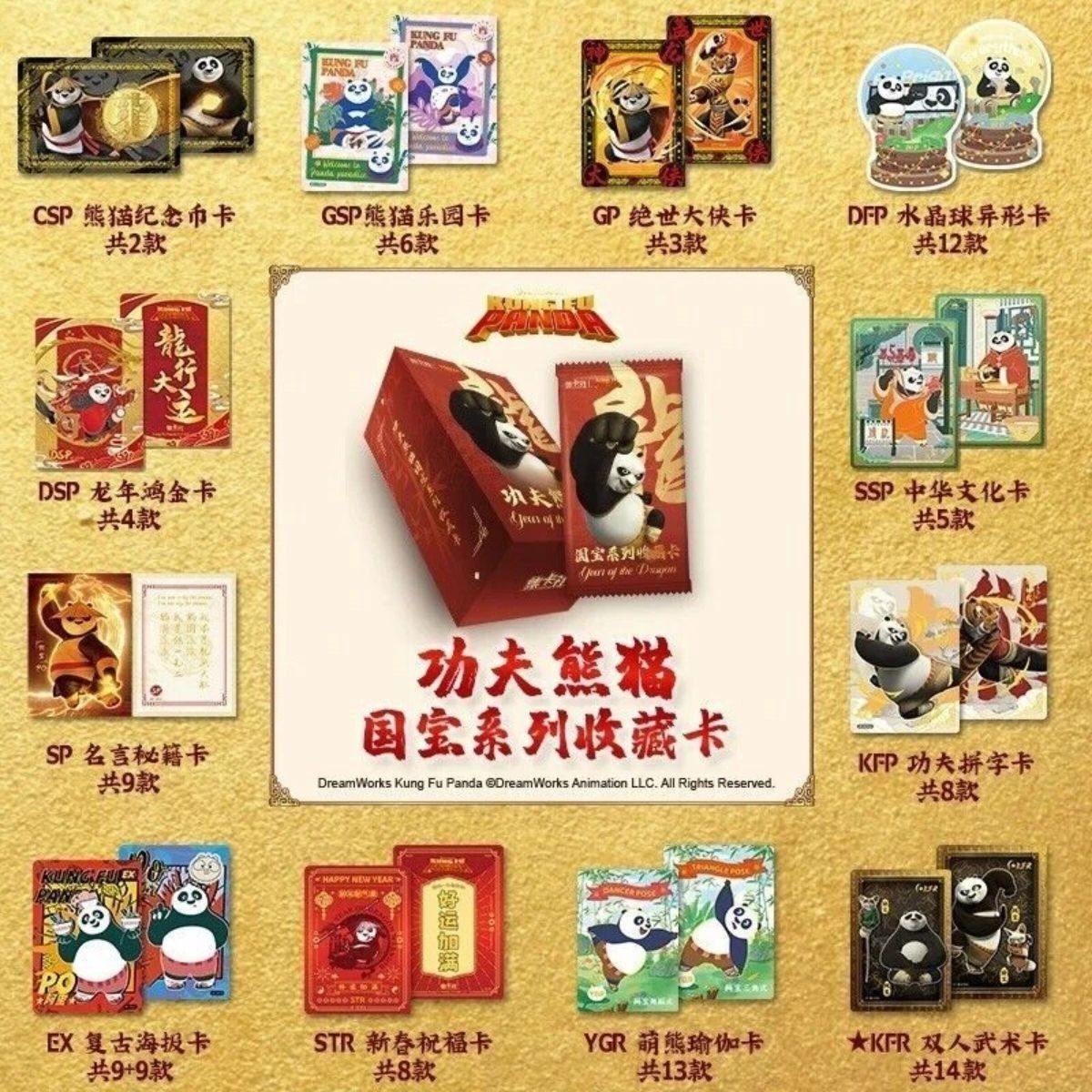 CardFun – Box mit 10 Boostern – Kung Fu Panda: Jahr des Drachen – CH