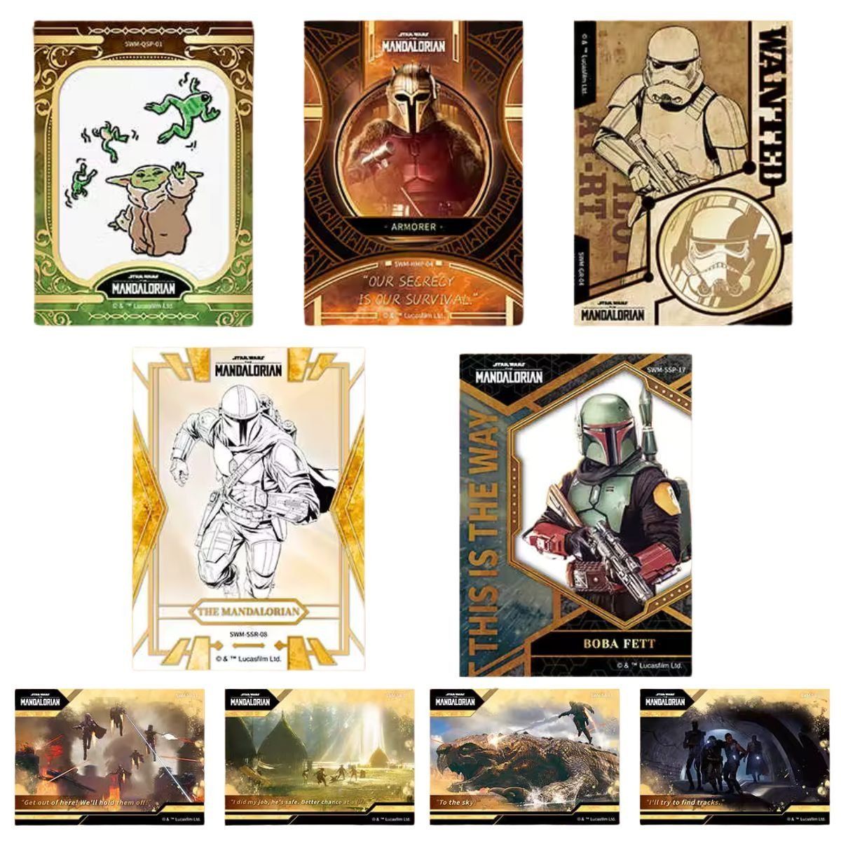 CardFun – Box mit 10 Boostern – Star Wars: The Mandalorian – CH