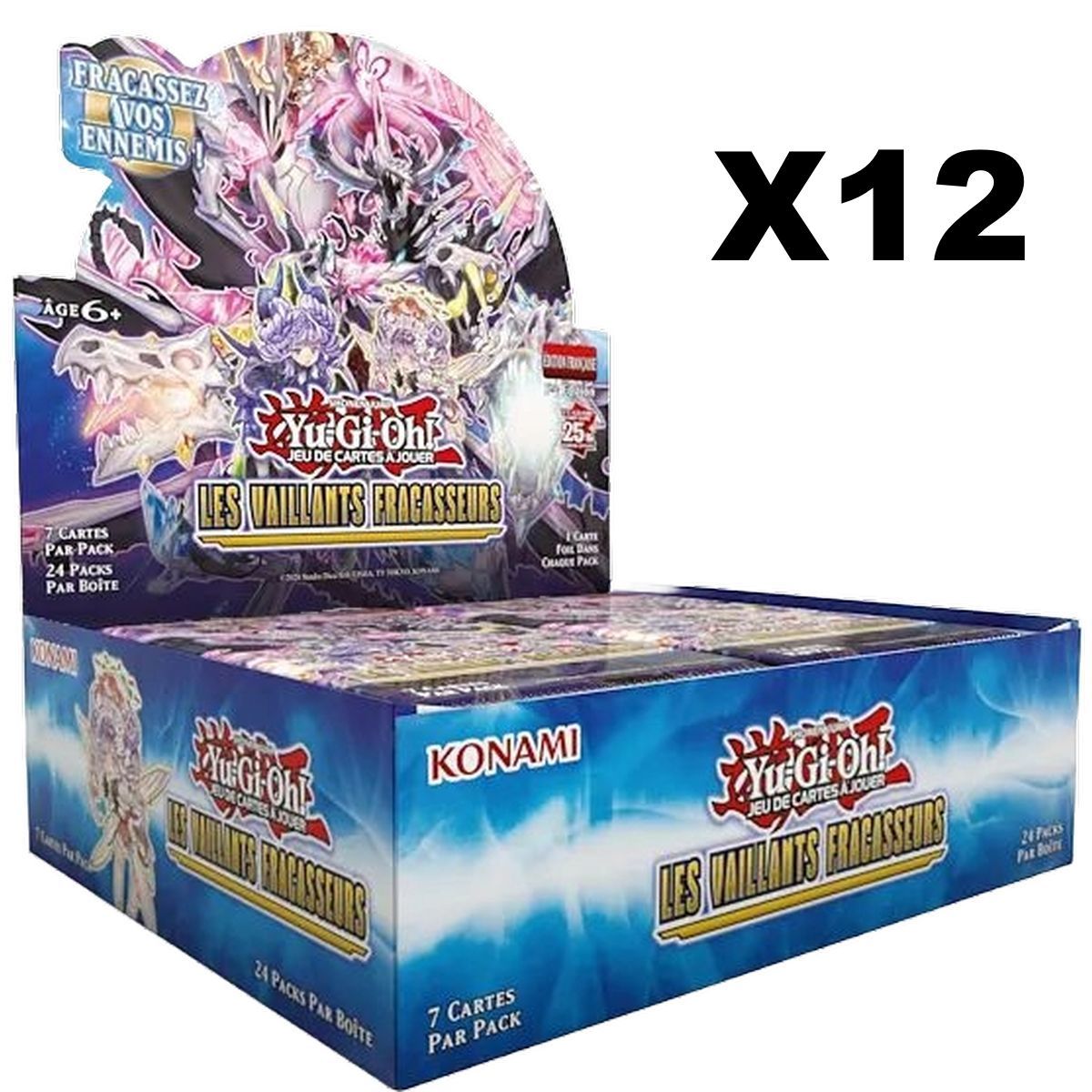 Item Karton mit 12 Boosterboxen – Les Valiant Shatterers – FR – VASM-FR – 1. Druck – Yu-Gi-Oh!