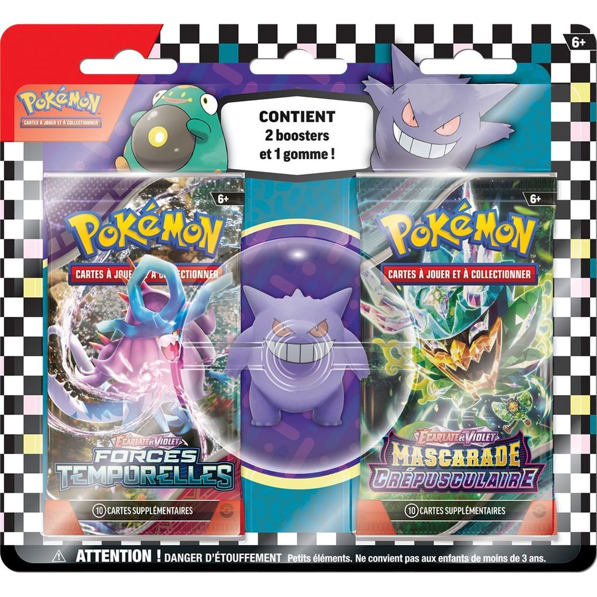 Box – Back to School Radiergummi Blister Gengar – FR – Pokémon