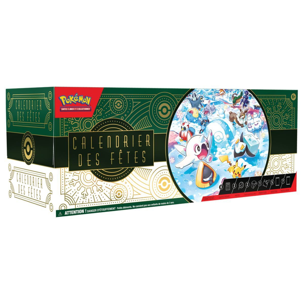 Box-Set – Feiertagskalender 2024 (Advent) – Pokémon – FR