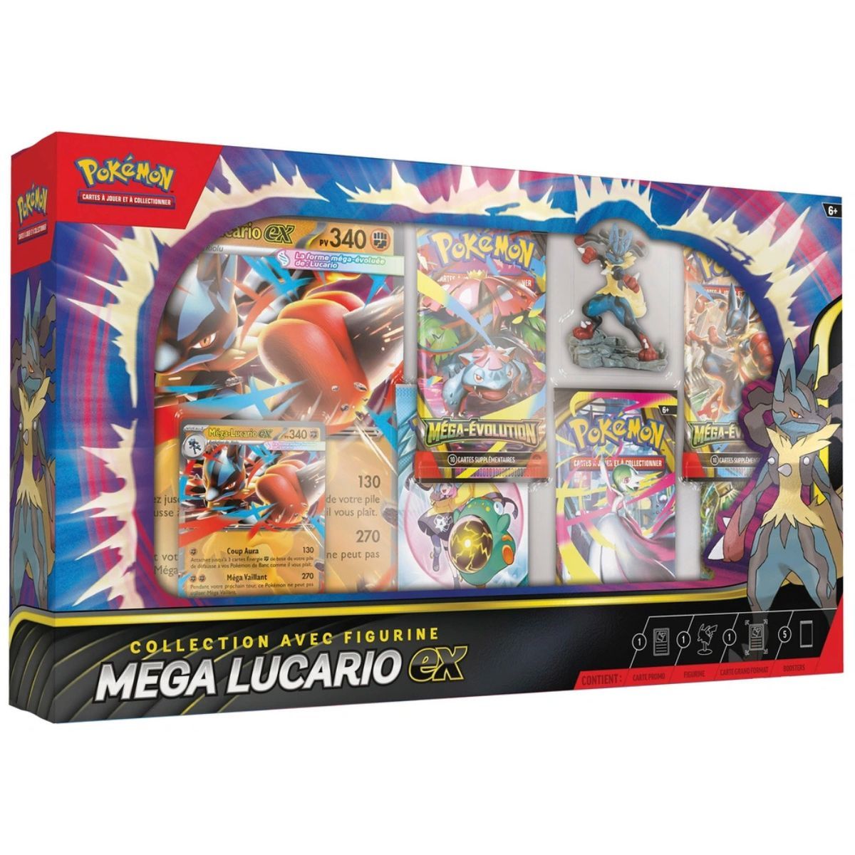 Item Sammelbox mit Figur – Mega Lucario Ex – Pokémon – FR
