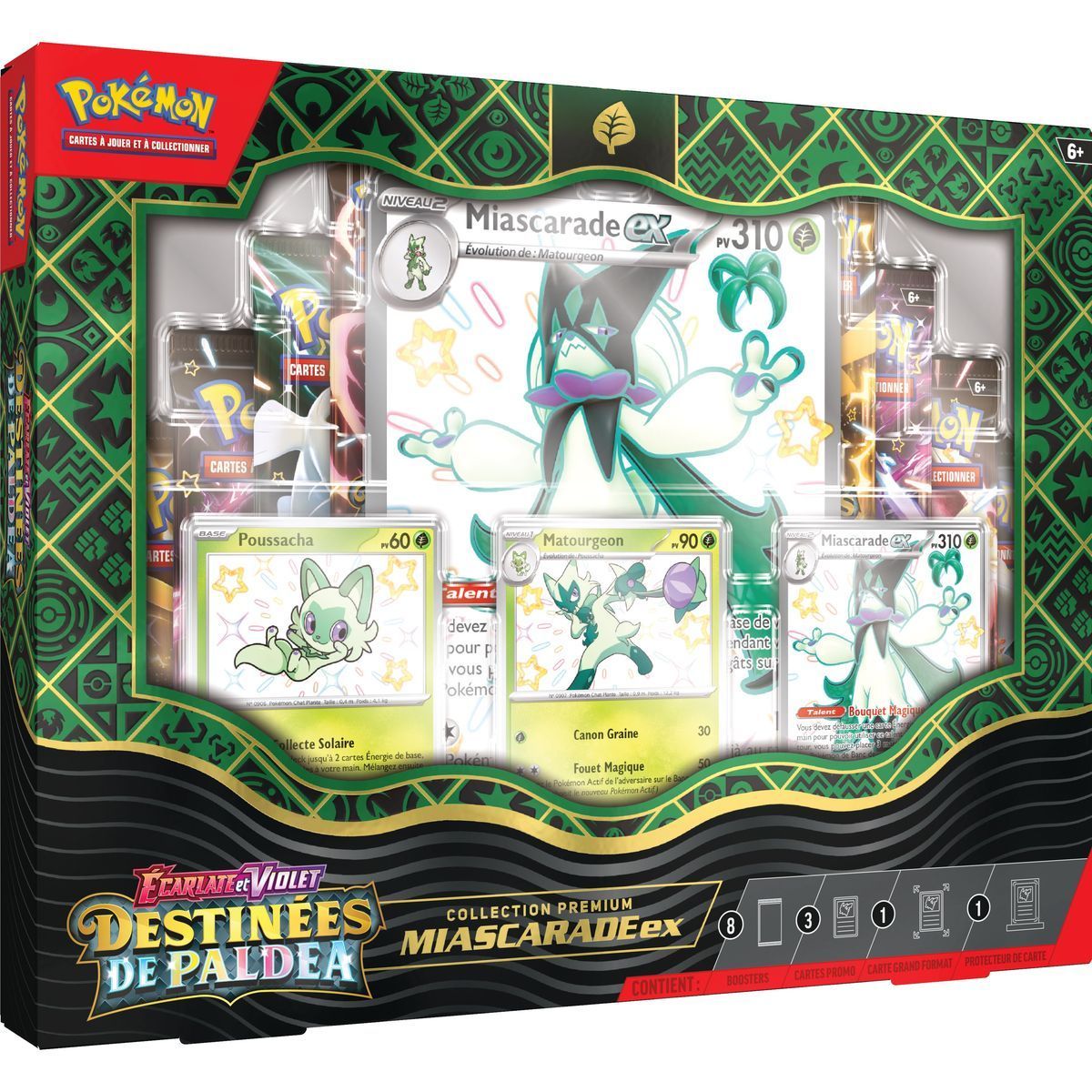 Item Premium-Sammelbox – Fates of Paldea – Miascarade EX – FR – [SV4.5][EV4.5] – Pokémon