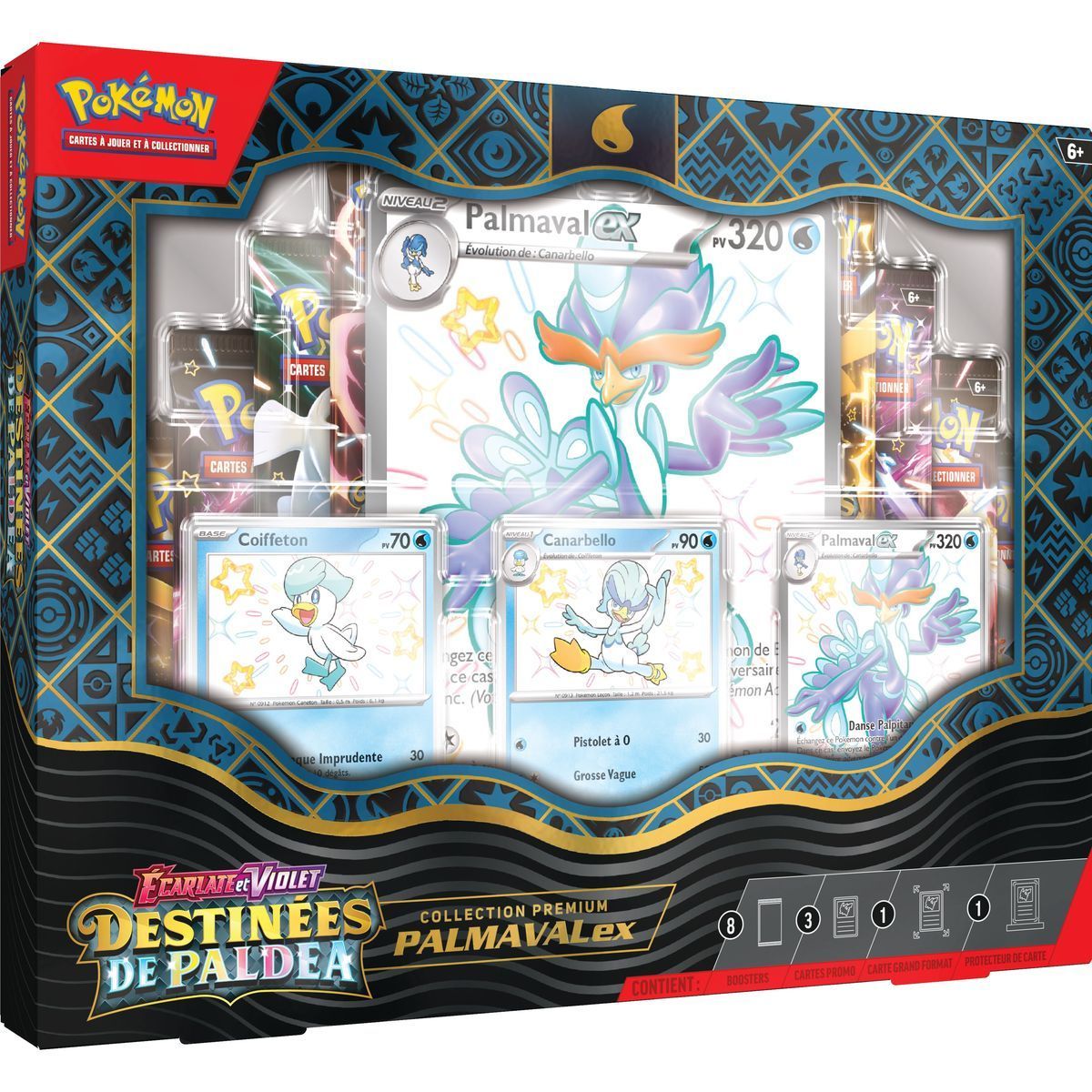 Item Premium-Sammelbox – Schicksale von Paldea – Palmaval EX – FR – [SV4.5][EV4.5] – Pokémon