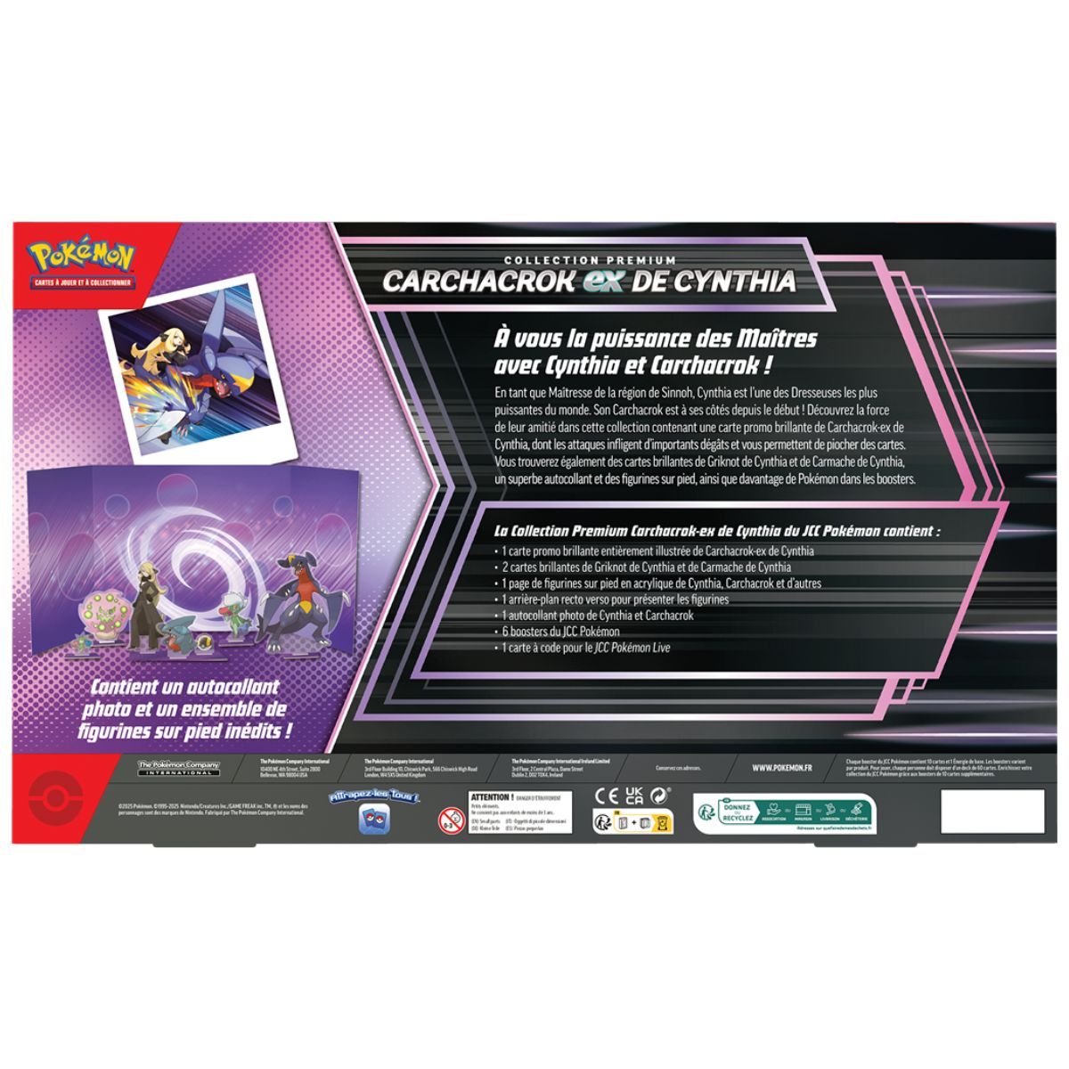 Premium-Sammelbox – Cynthias Knakrack-Ex – FR – Pokémon