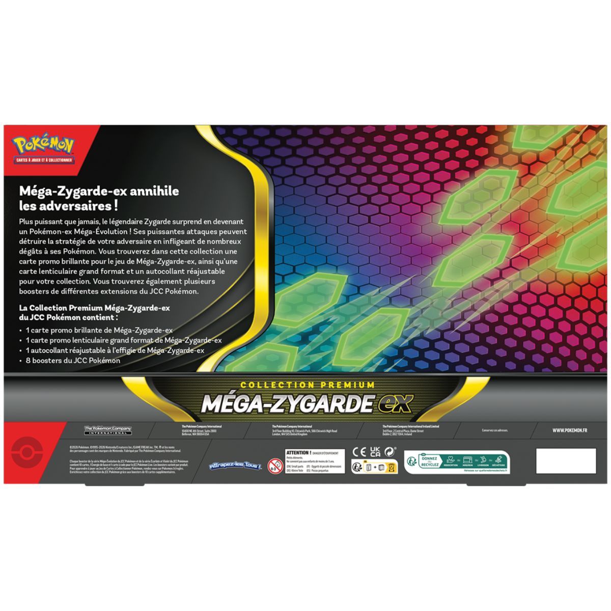 Box-Set – Premium-Kollektion – Mega-Zygarde-EX – FR – Pokémon – Mai 2026