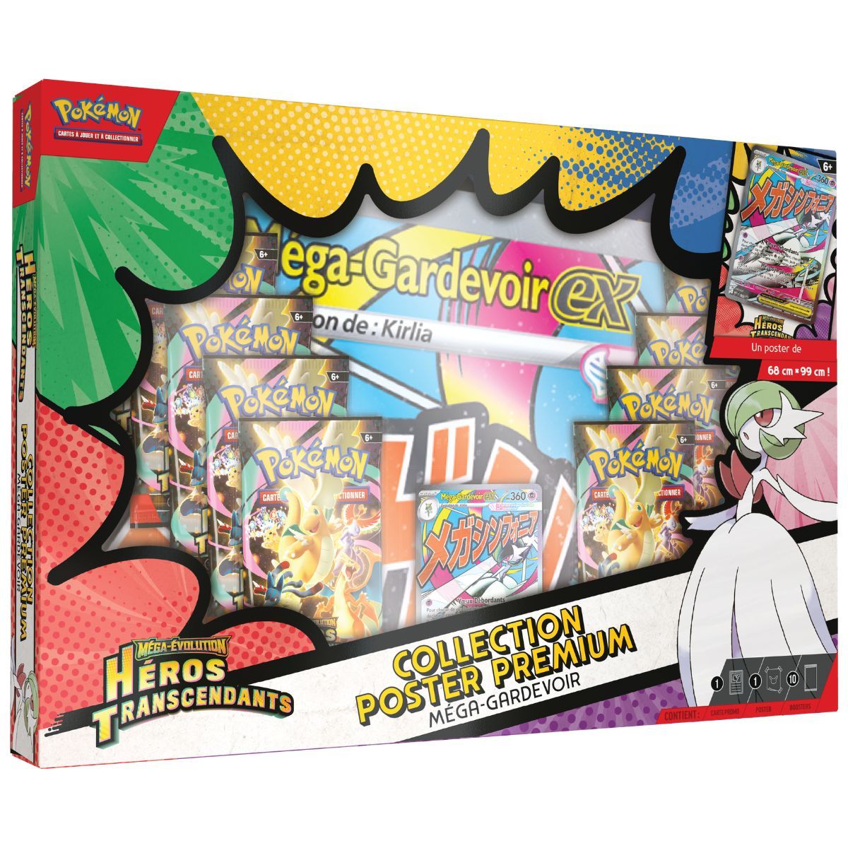 Box-Set – Mega-Gardevoir – Premium-Kollektionsposter – Transzendente Helden – FR – Pokémon [ME2.5]