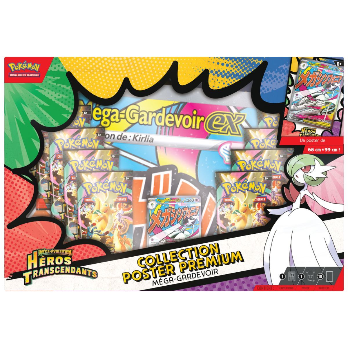 Box-Set – Mega-Gardevoir – Premium-Kollektionsposter – Transzendente Helden – FR – Pokémon [ME2.5]