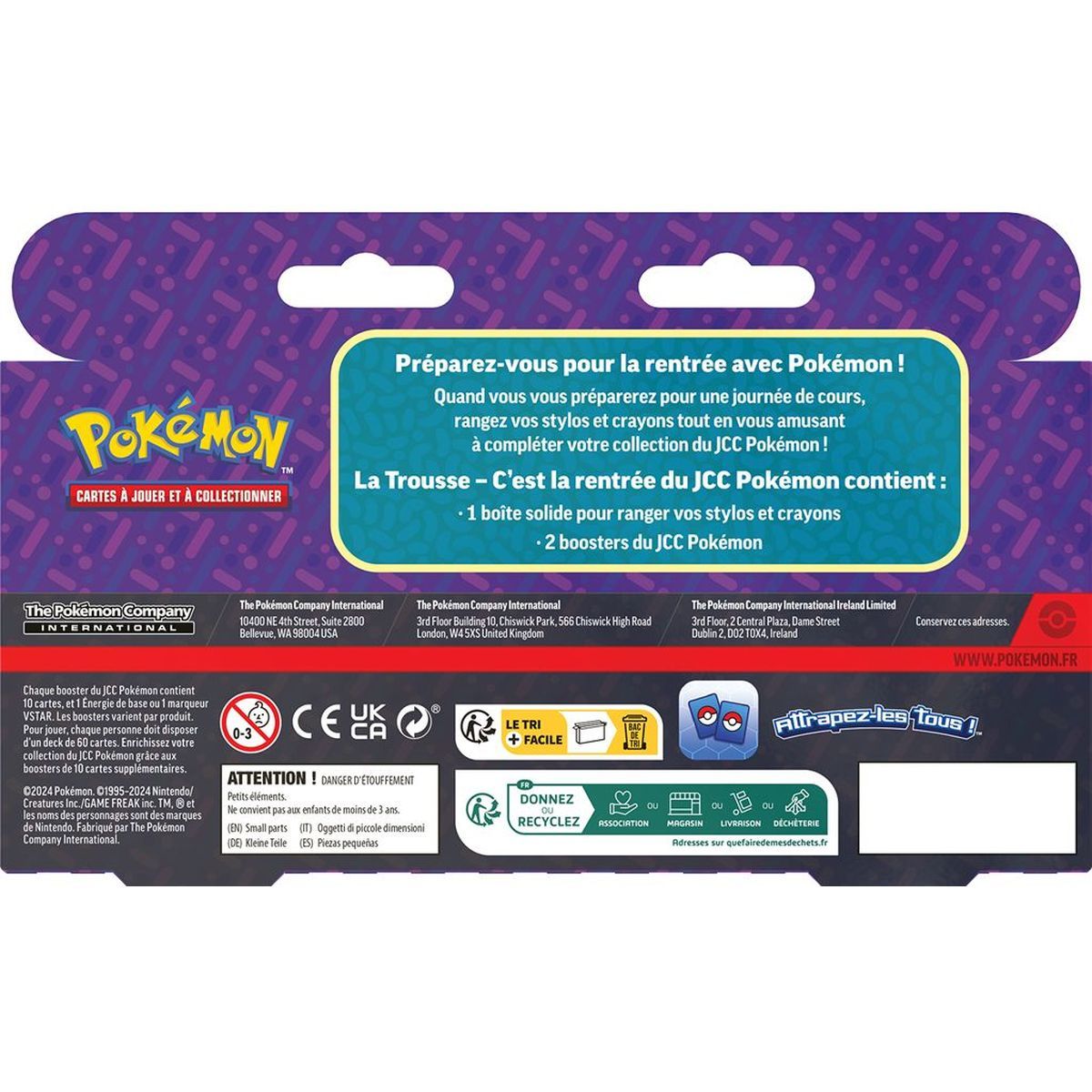 Box - Back to School Federmäppchen Glurak - FR - Pokémon