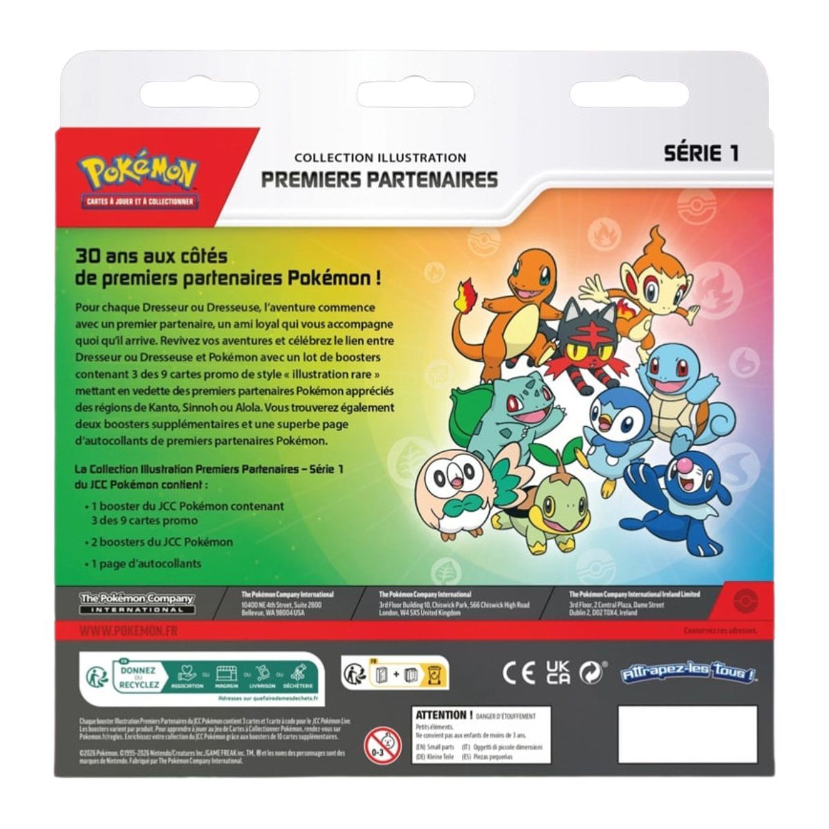 Box-Set – Erste Partner – Illustrationssammlung – Serie 1 – FR – Pokémon [ME01] [ME02]
